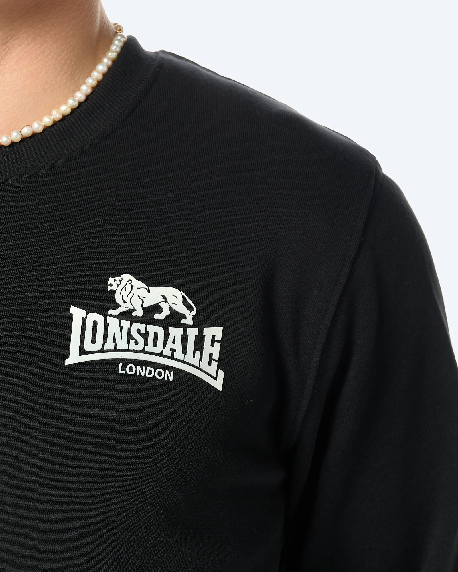 Lonsdale LONGRIDGE Sweatshirt Black
