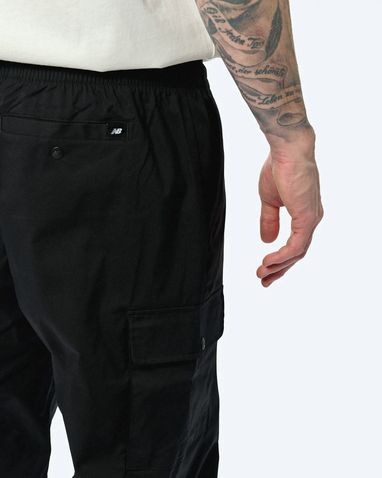 New Balance Twill Cargo Jogger Black New Balance Twill Cargo Jogger Black