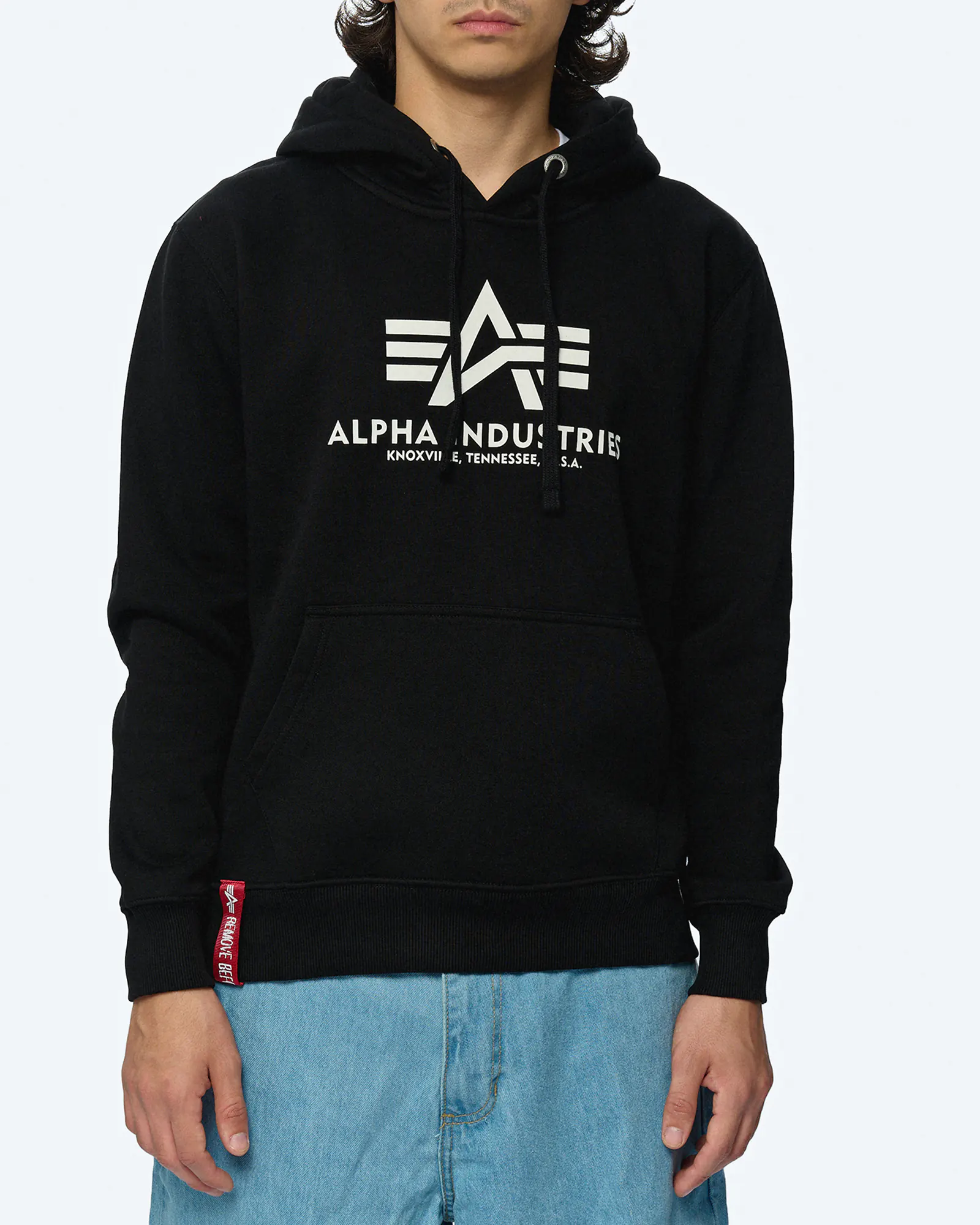 Alpha Industries Basic Hoody Black Alpha Industries Basic Hoody Black