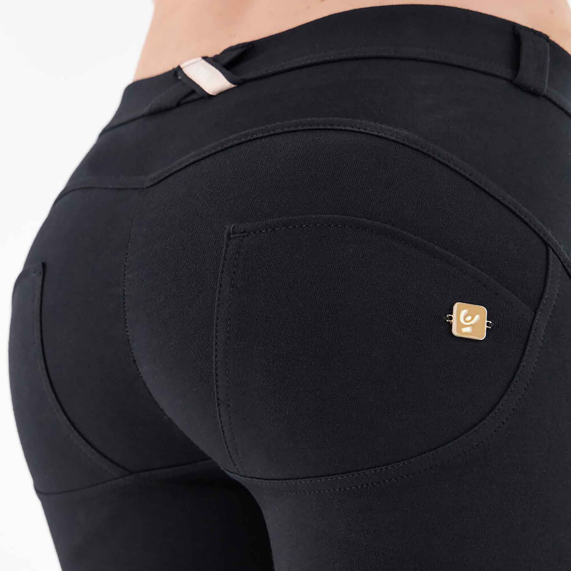Freddy WR.UP Regular Waist Superskinny 7/8 Pants Black