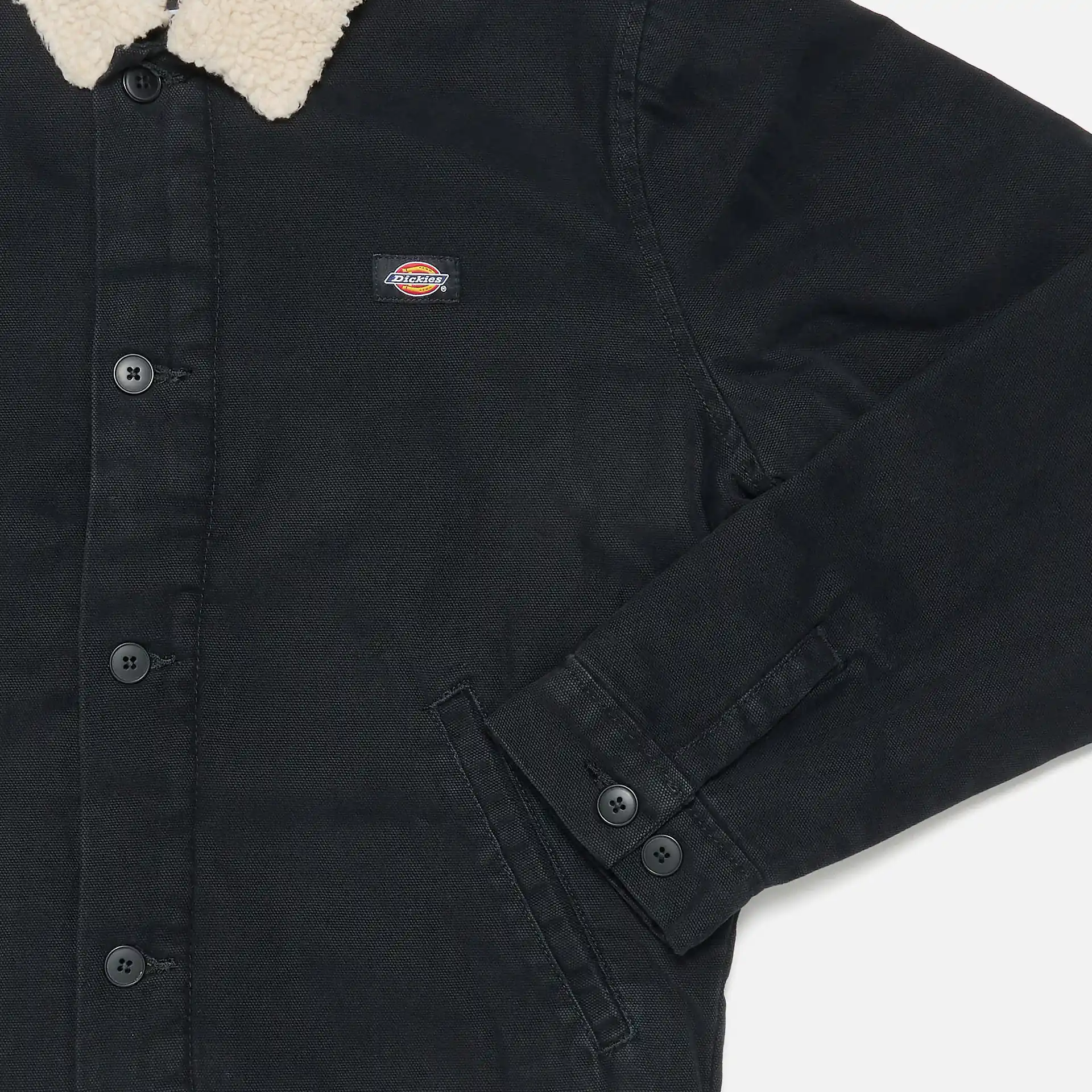 Canvas Dickies Jacket Washed Duck Stone Black