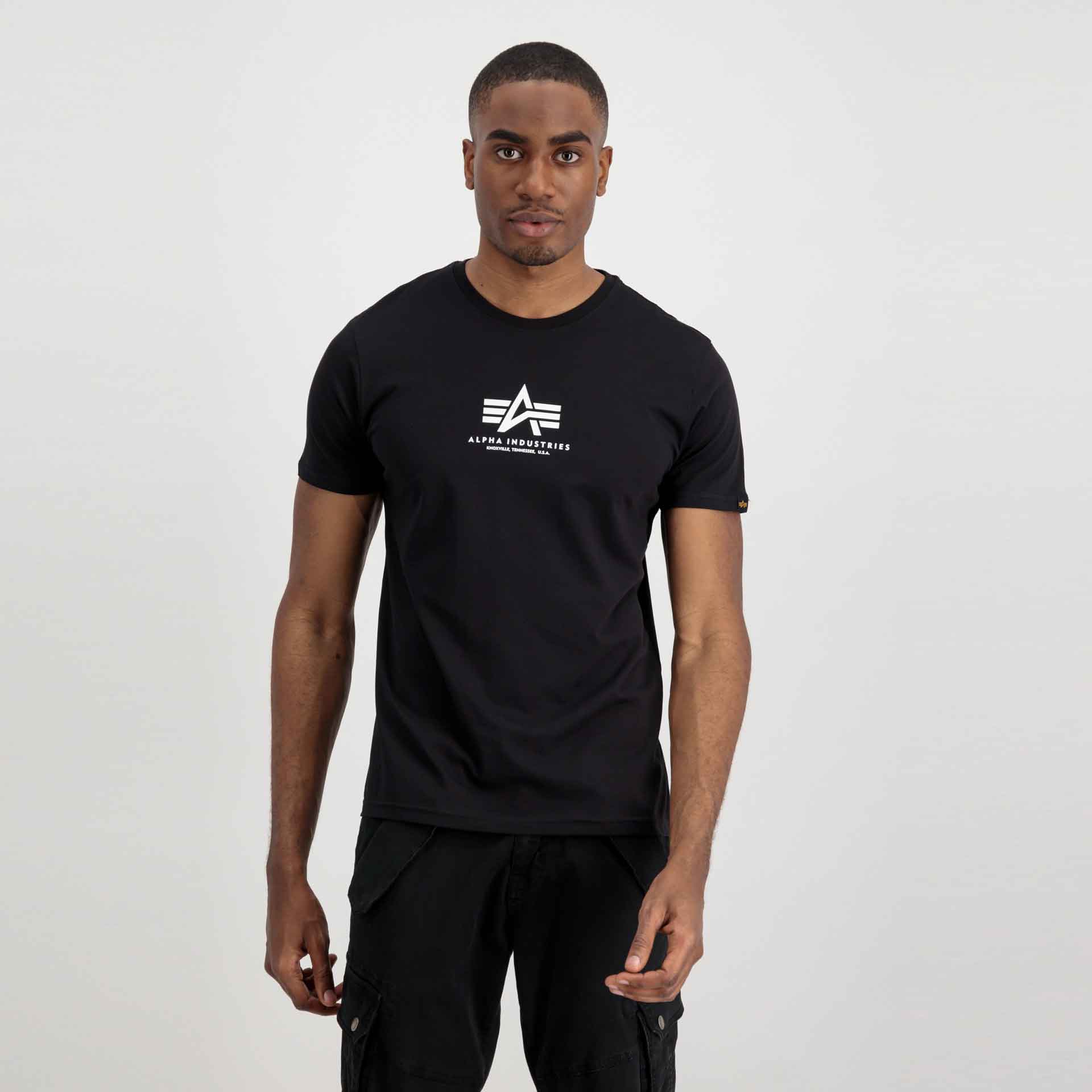 Alpha Industries Basic ML T-Shirt Black