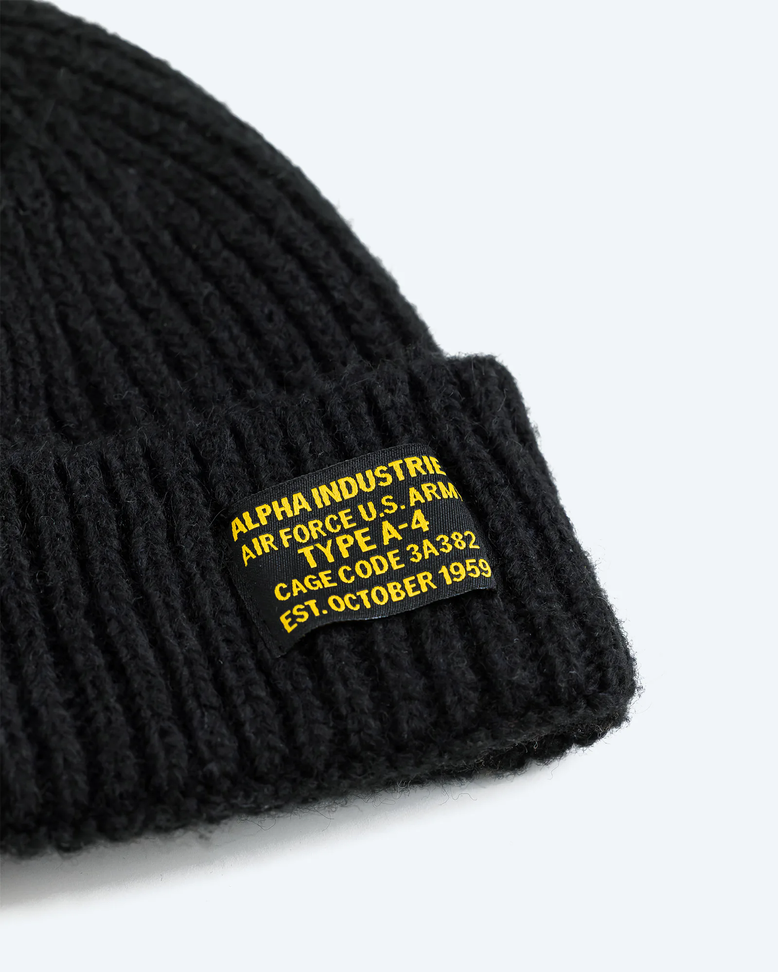 A-4 Watch Vintage Cap Black