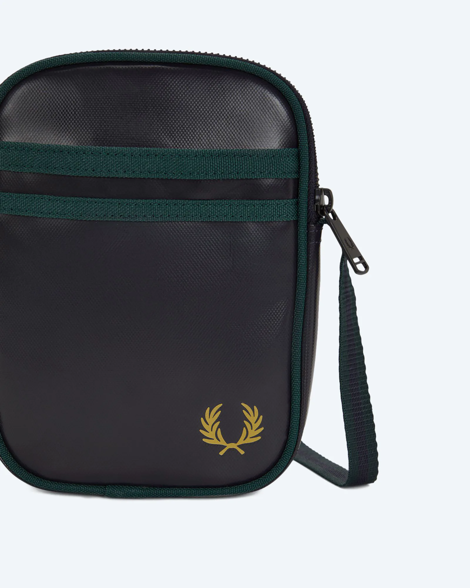 Fred Perry Classic Small Side Bag Navy/Grassroots