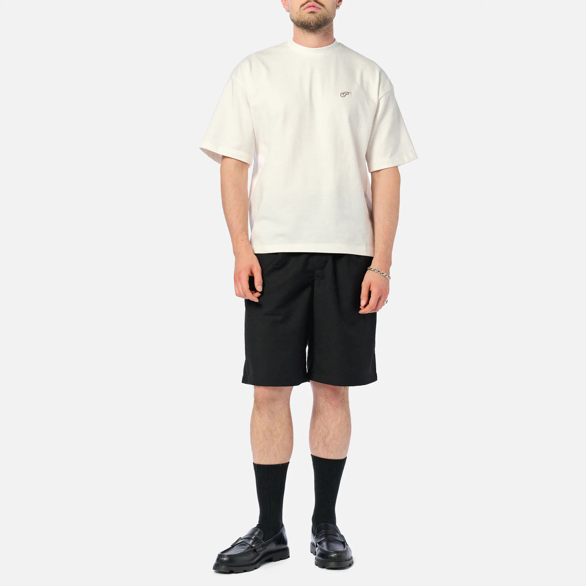 Prohibited Pleated Shorts Black