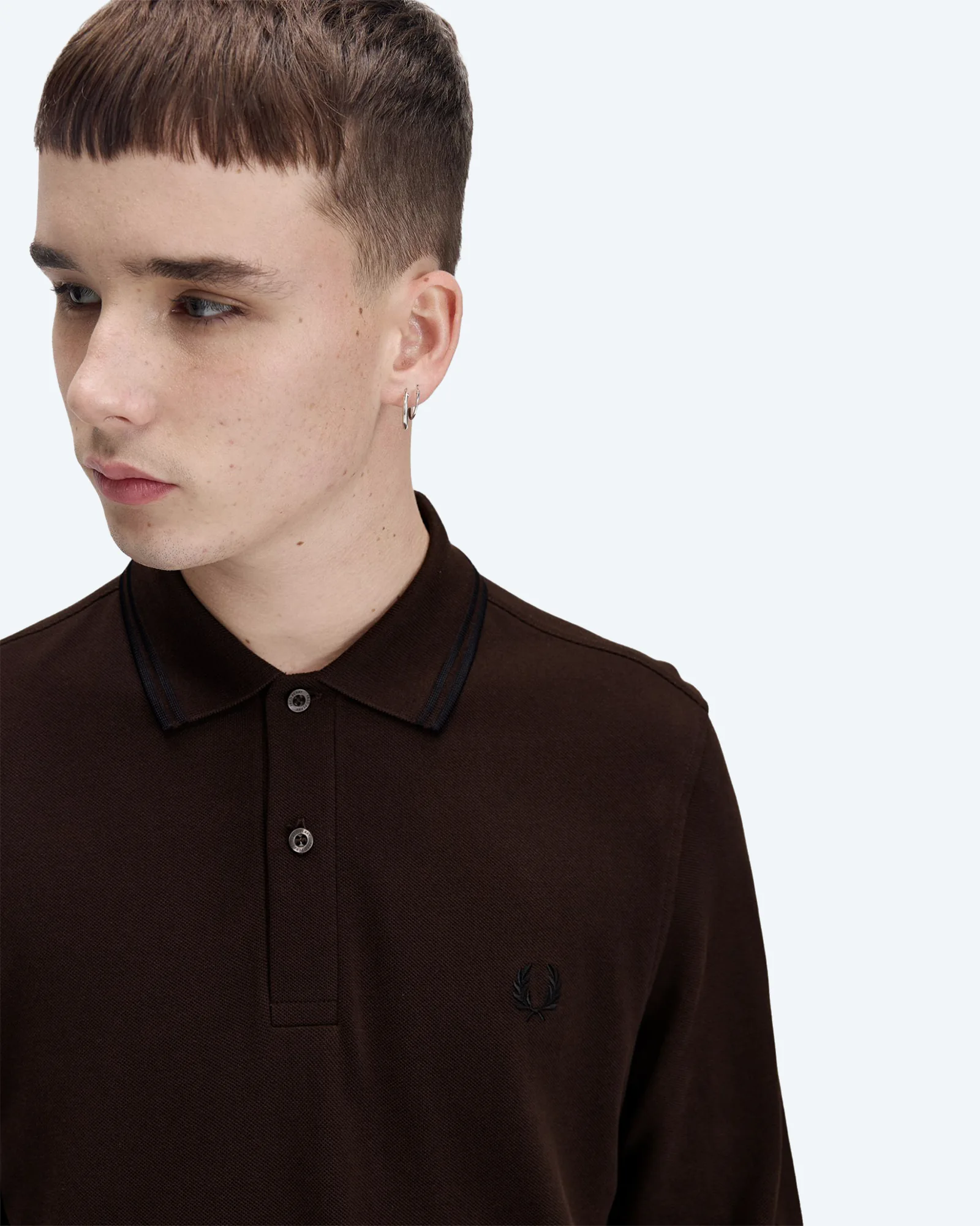 Twin Tipped Longsleeve Shirt Rich Brown/Black