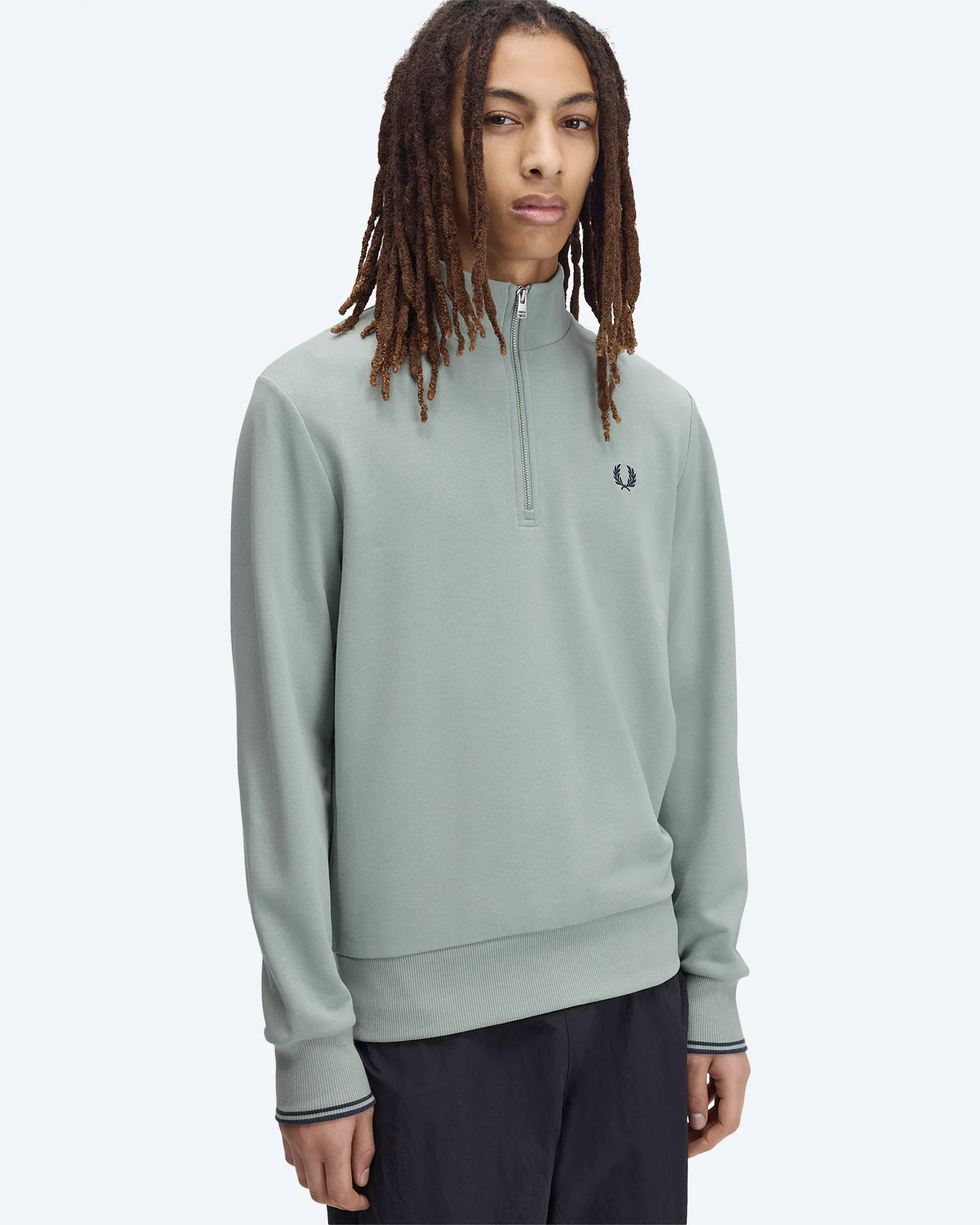 Half Zip Sweatshirt Silverblue/Dark Airforce/Dark Airforce