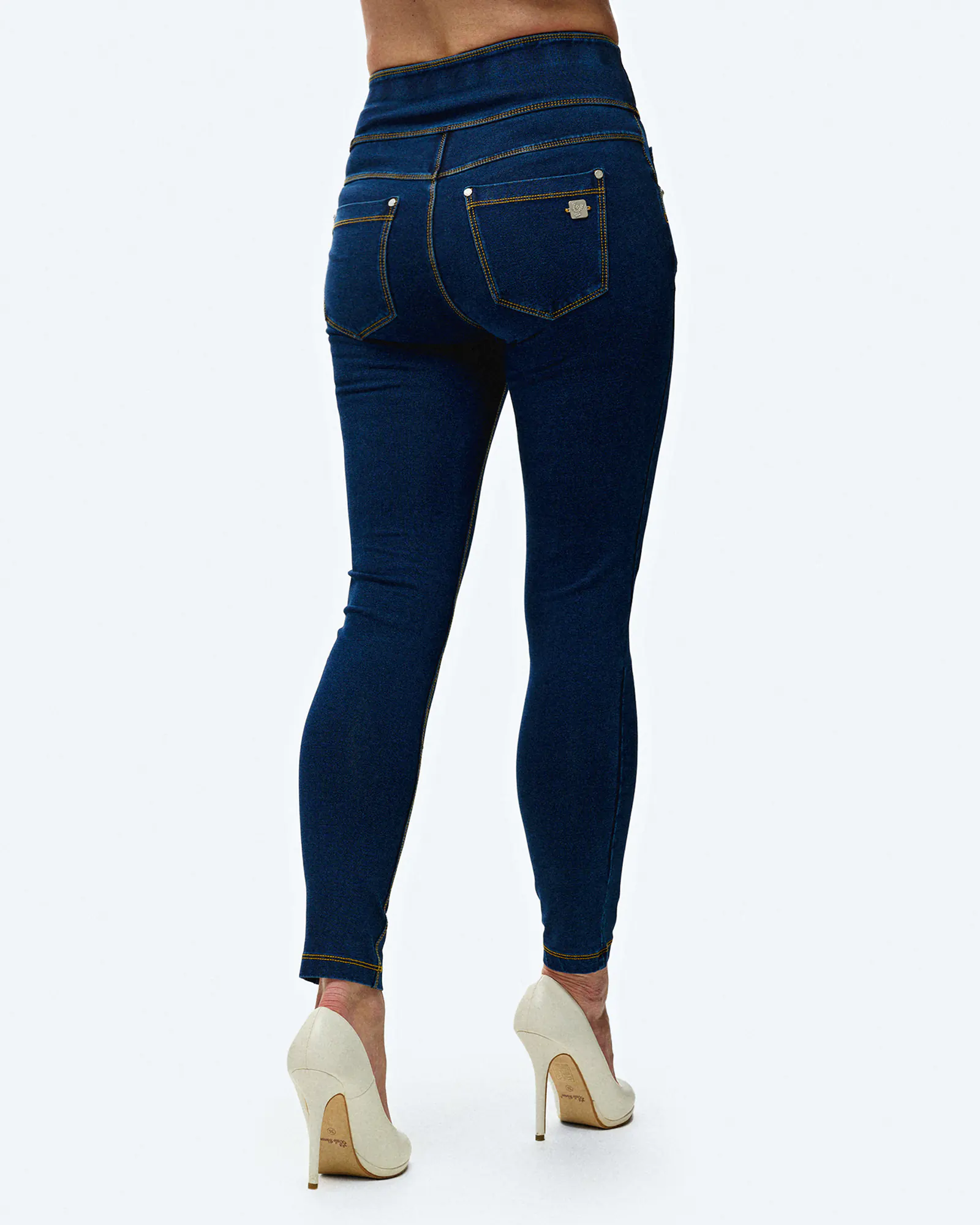 Freddy NOW Yoga Medium Waist 7/8 Skinny Jeans Dark Denim Freddy NOW Yoga Medium Waist 7/8 Skinny Jeans Dark Denim