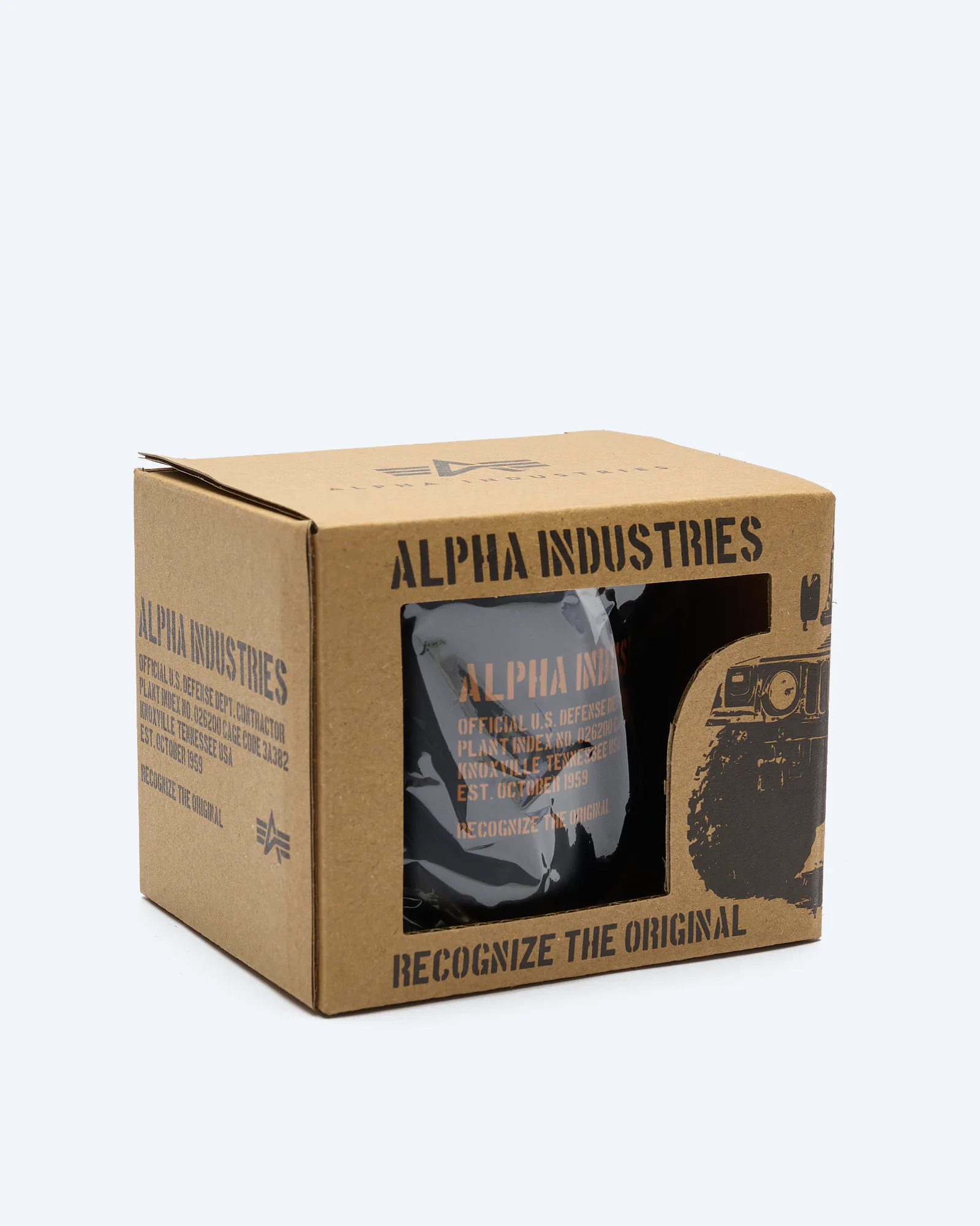 Alpha Industries Steel Mug Black