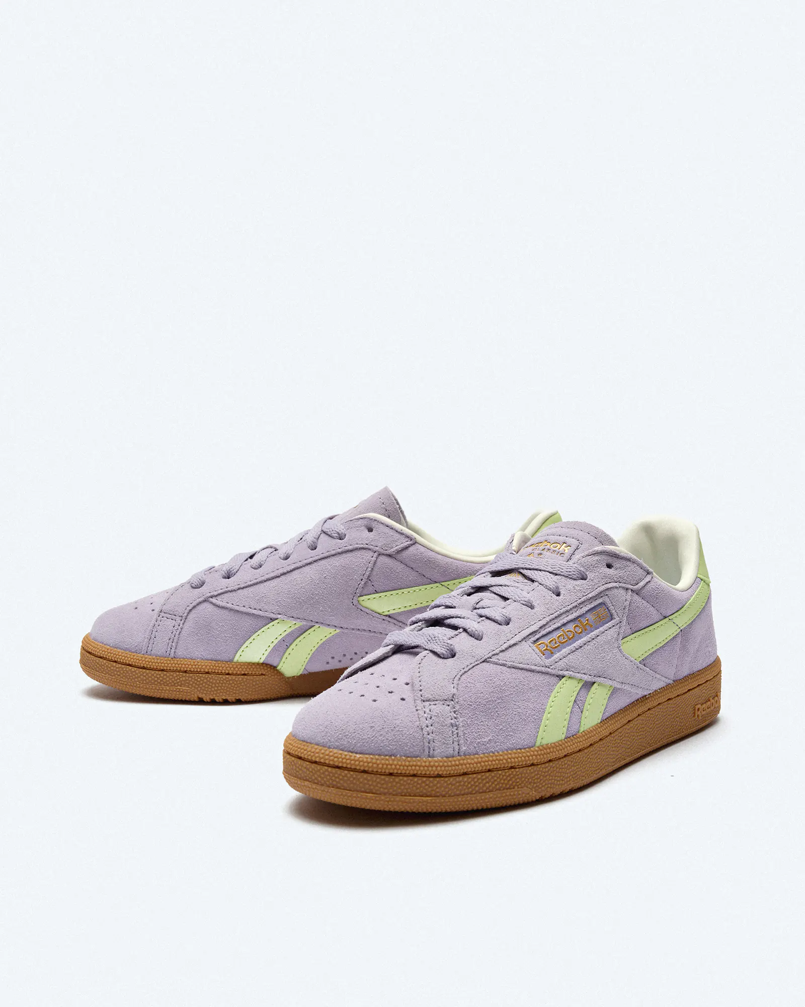 Reebok Club C Grounds UK Sneaker Dusk Purple/Astro Lime/Gum Reebok Club C Grounds UK Sneaker Dusk Purple/Astro Lime/Gum