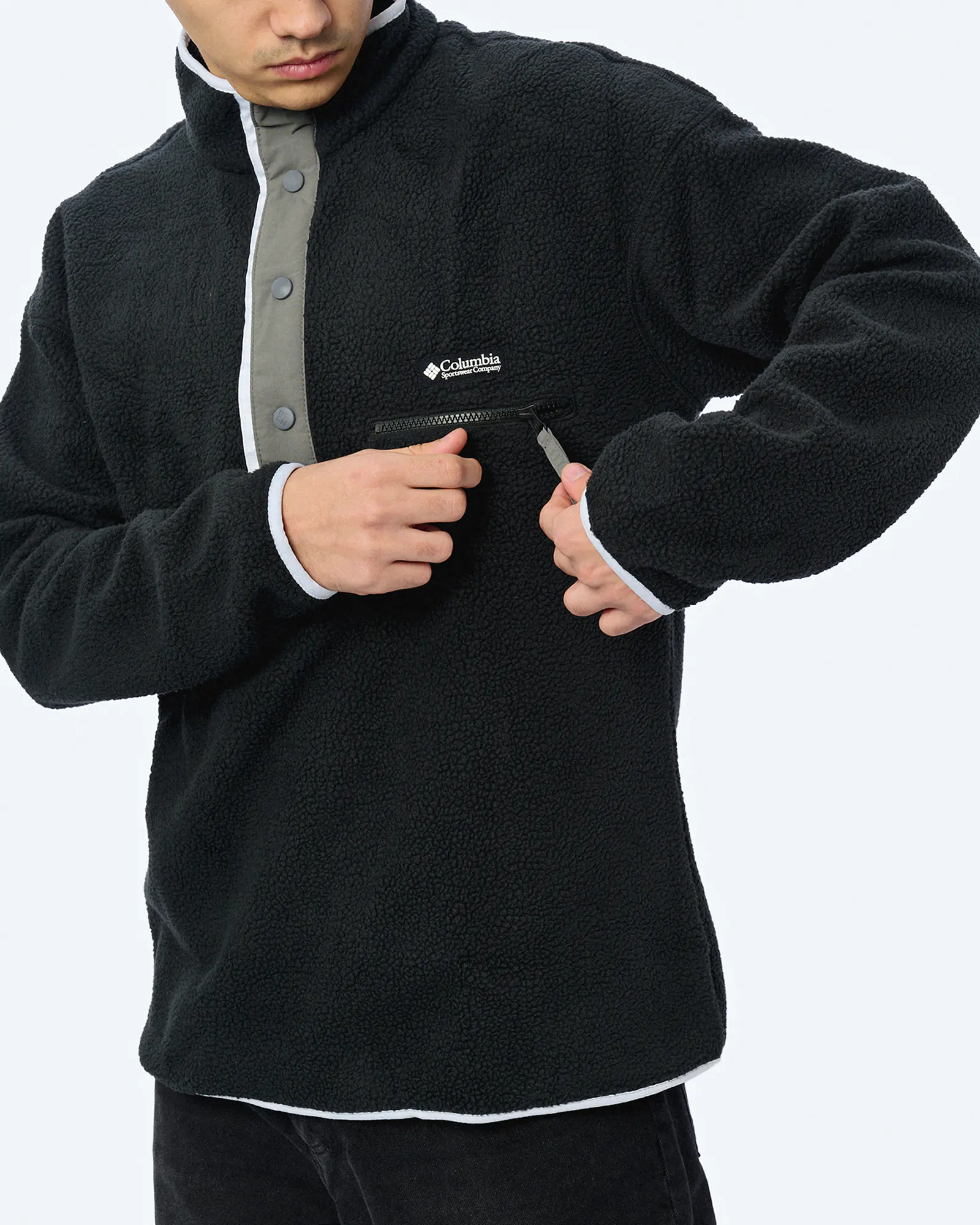 Columbia Helvetia™ II Half Snap Fleece Black