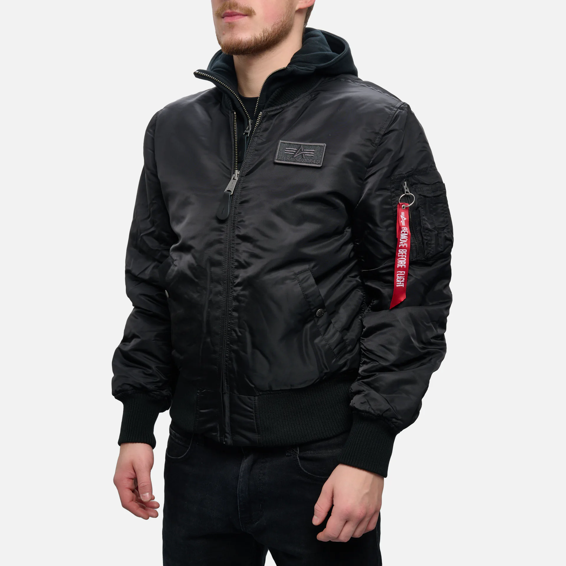 Alpha Industries MA-1 D-Tec Bomberjacket Black/Black