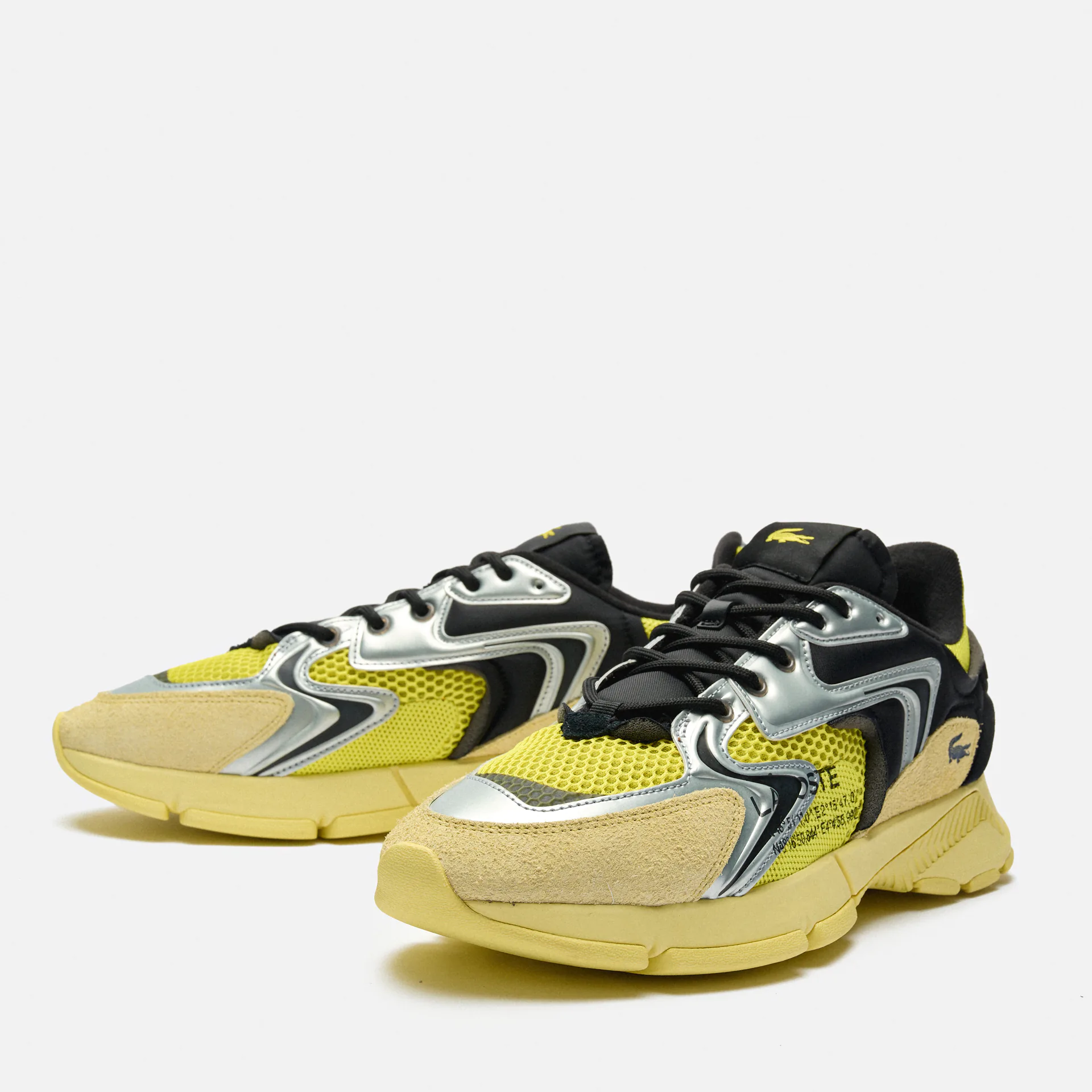 Lacoste L003 Neo Contrasted Textile Sneaker Yellow/Black