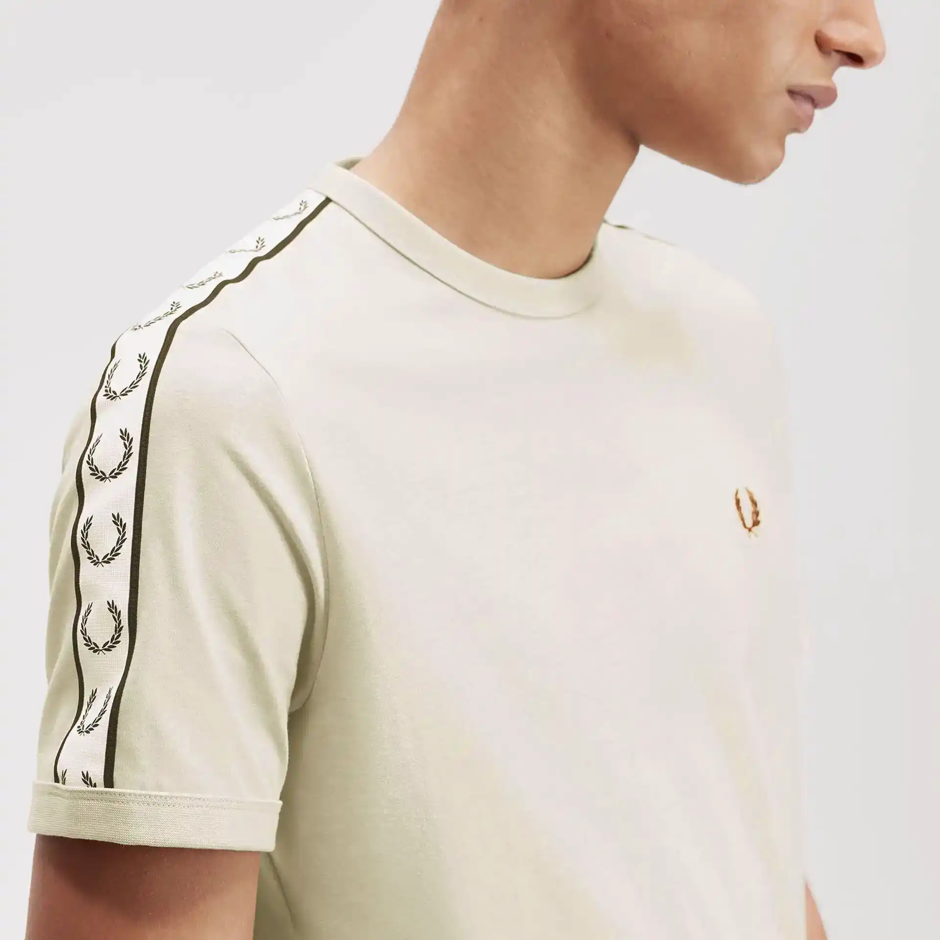 Fred Perry Ringer T-Shirt Oatmeal