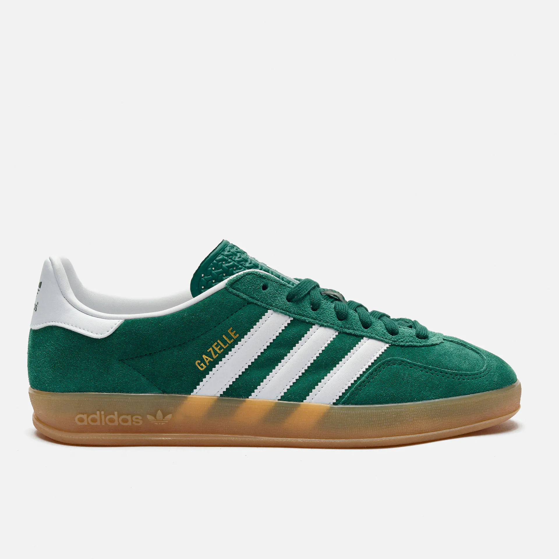 adidas Originals Gazelle Indoor Sneaker Collegiate Green/Footwear White/Gum adidas Originals Gazelle Indoor Sneaker Collegiate Green/Footwear White/Gum