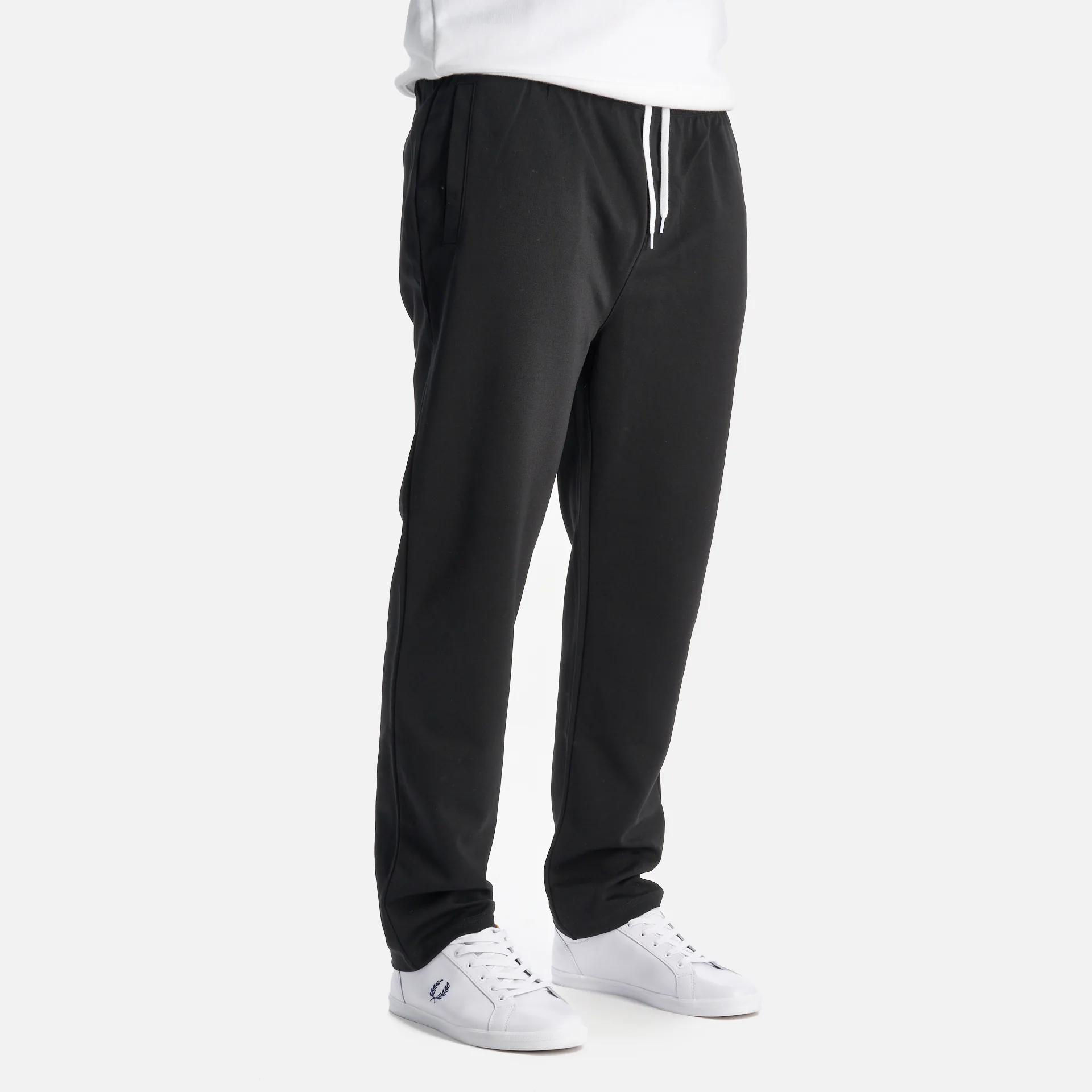 Fred Perry Reverse Tricot Track Pant Black