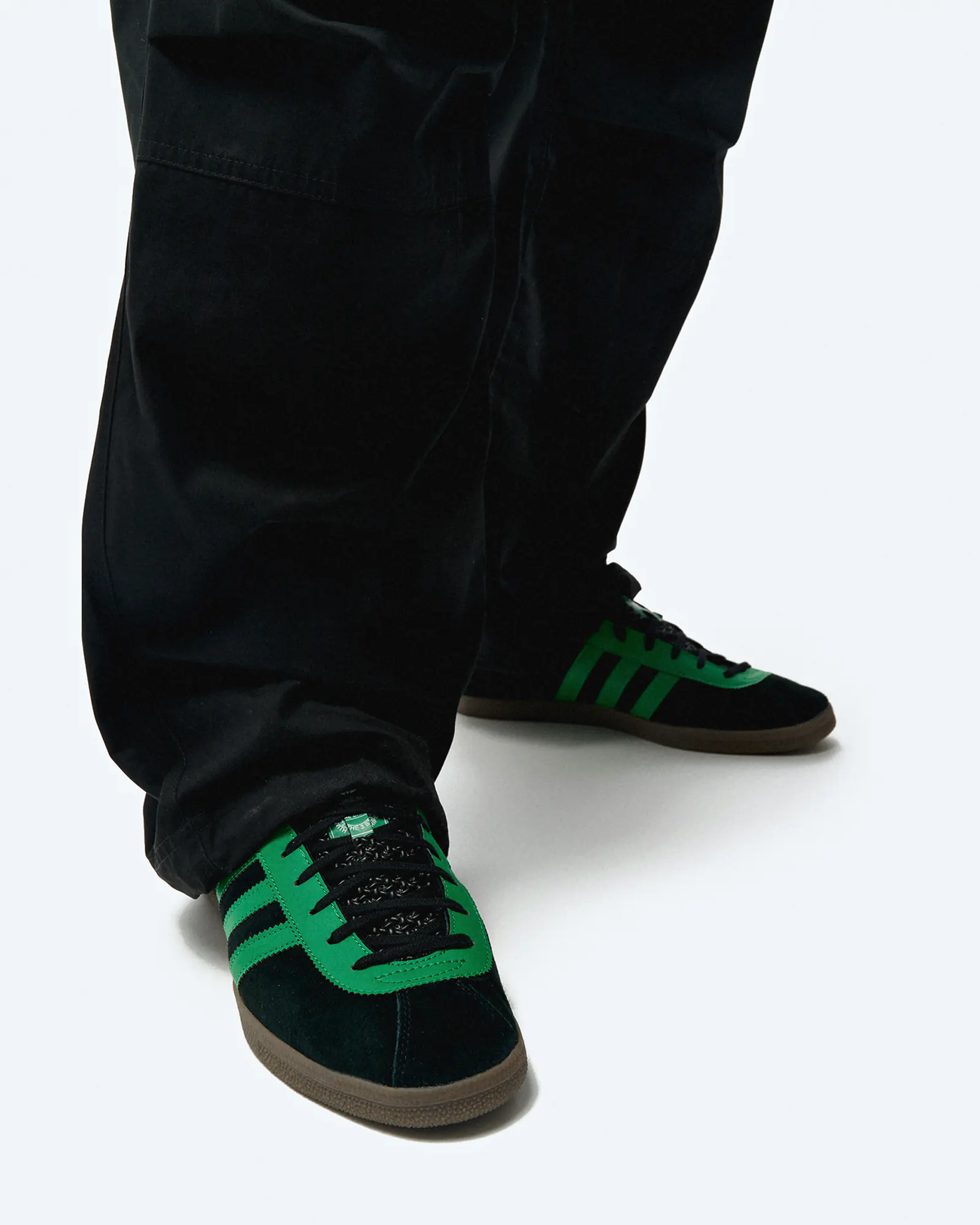 adidas Originals London Sneaker Black Lime Green