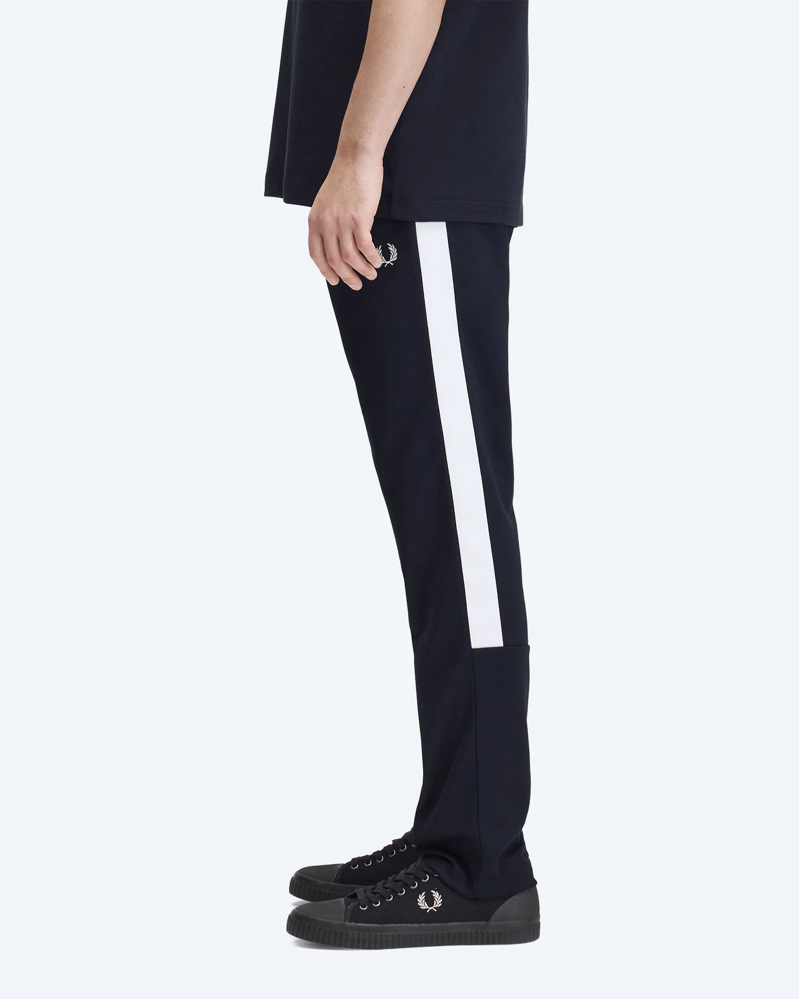 Printed Tape Track Pant Navy