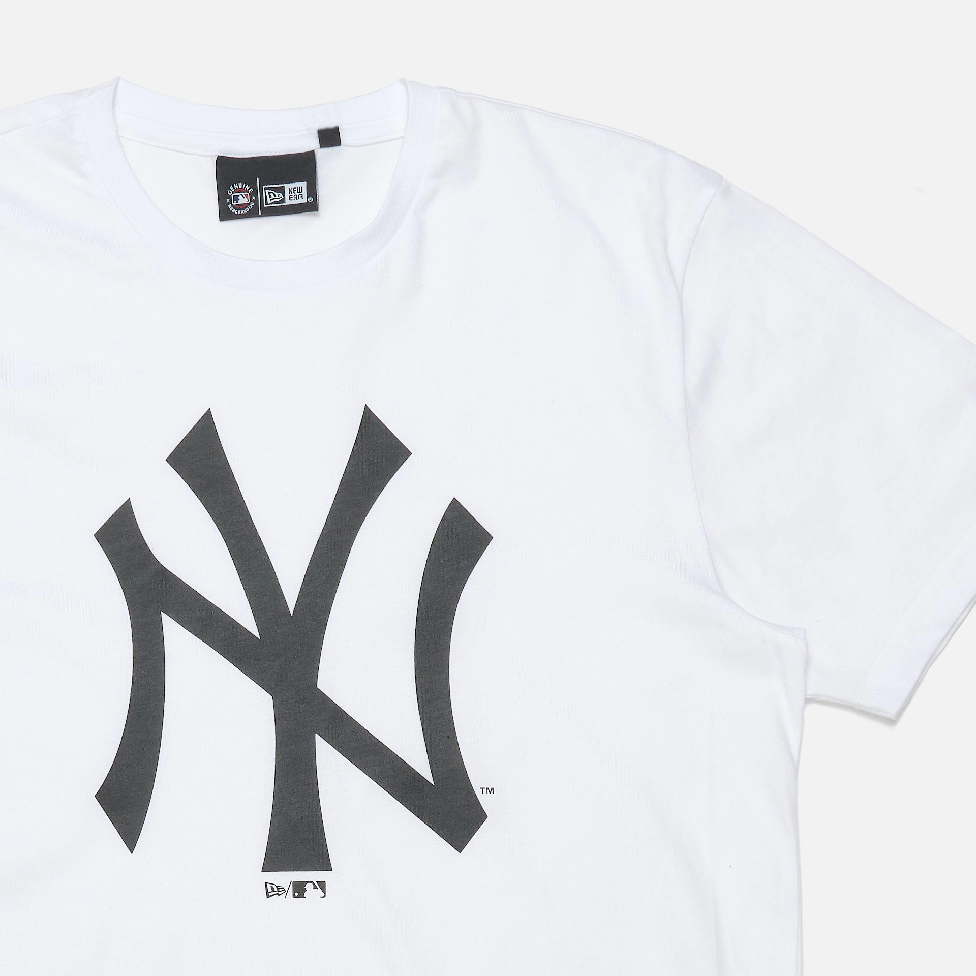 New Era MLB NY Yankees Team Logo T-Shirt White