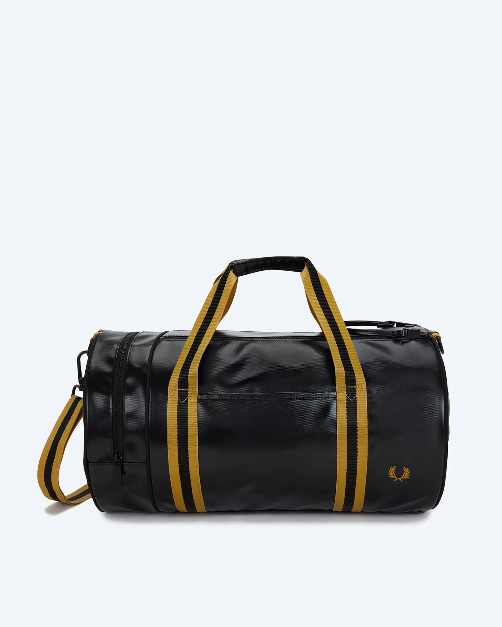 Tipped Classic Barrel Bag Black/Gold