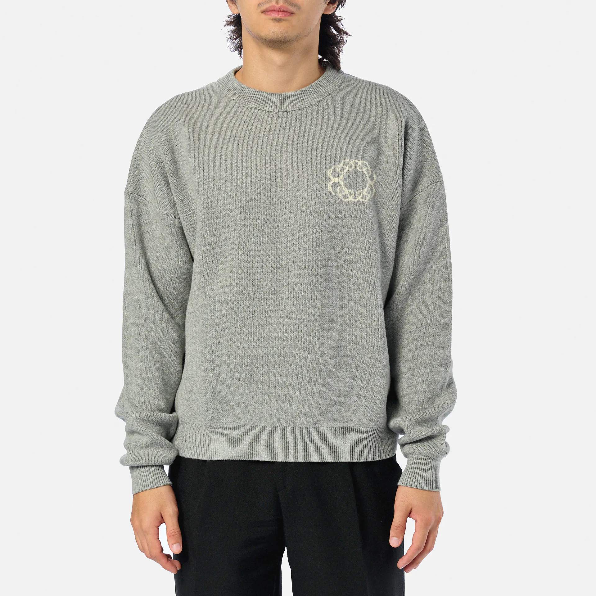 Prohibited Legacy Knit Sweater Grey