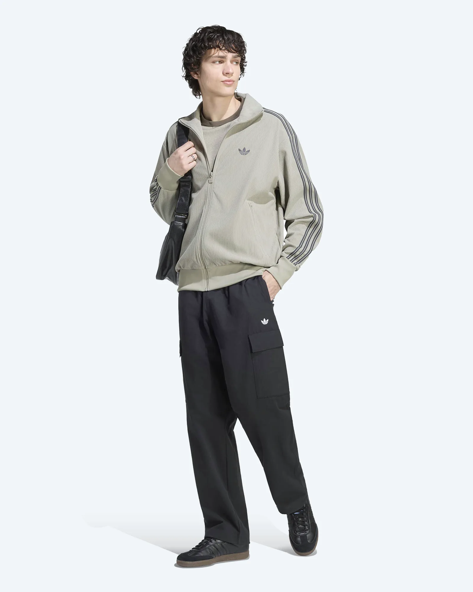Firebird Corduroy Tracktop Silver Pebble