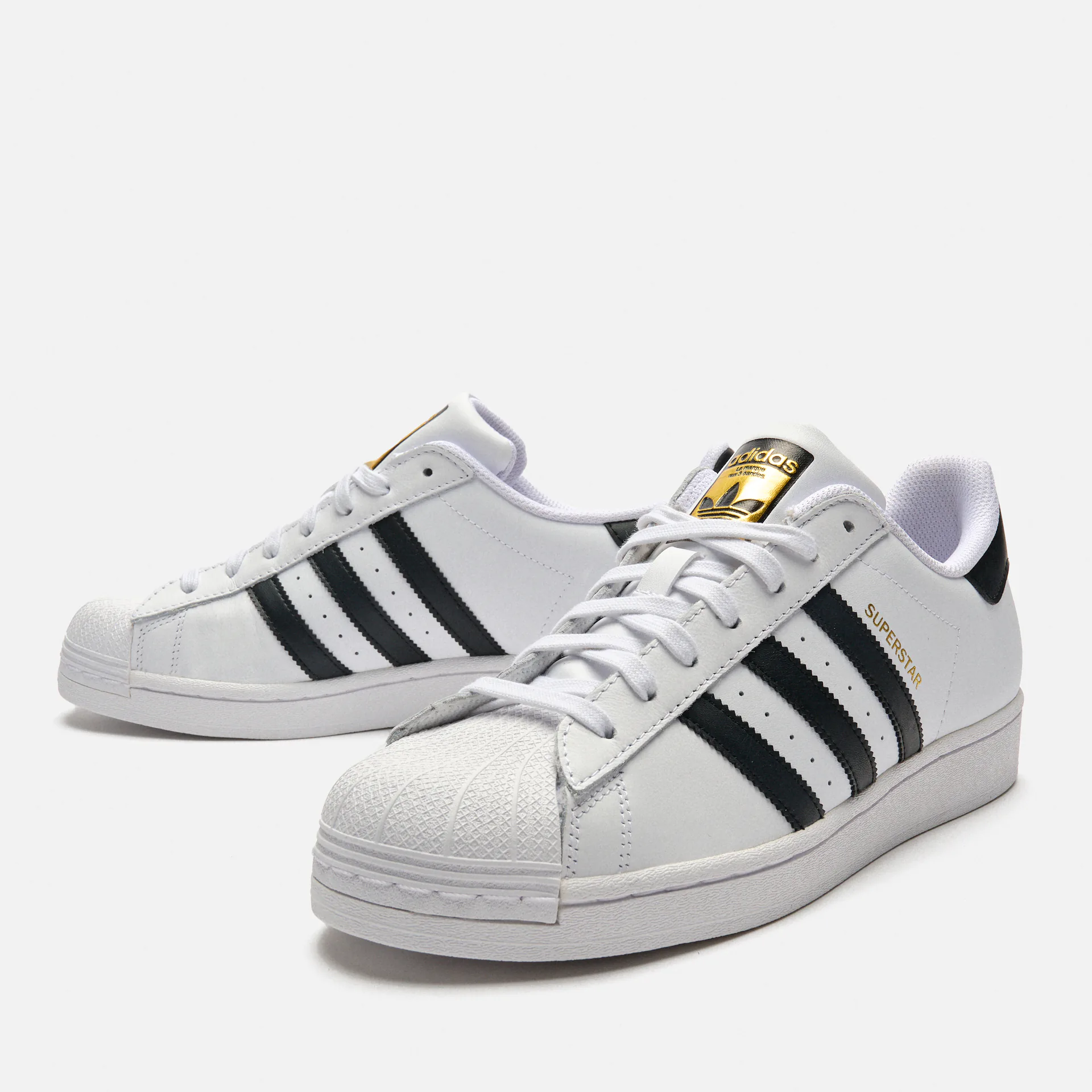 White adidas White/Core Cloud Superstar Originals Sneaker Black/Cloud