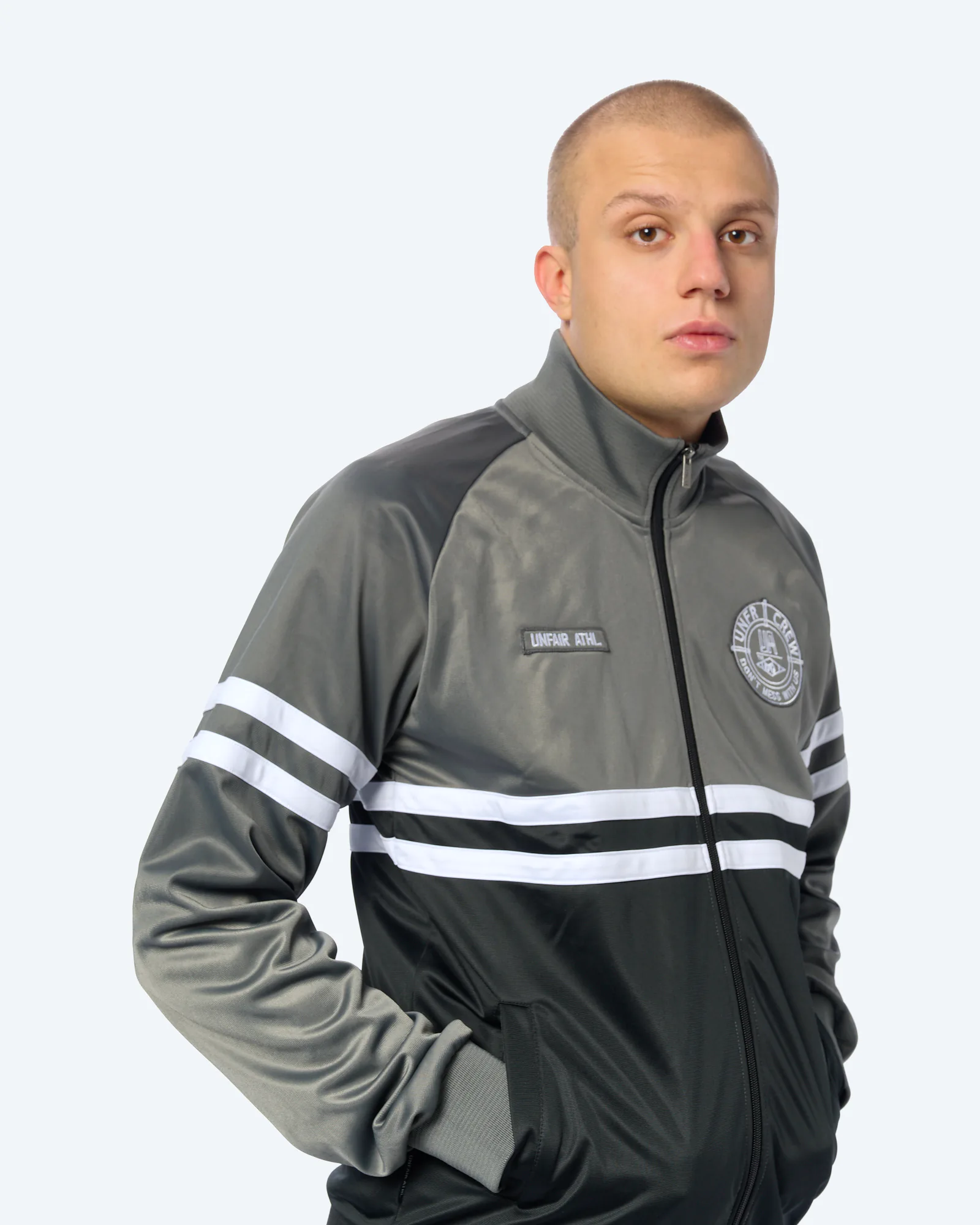 Unfair Athletics DMWU Tracktop Charcoal/Black