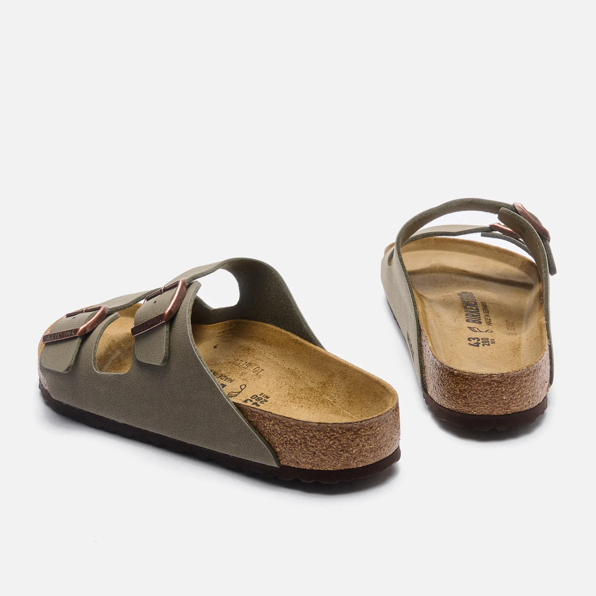 Birkenstock Arizona Birko-Flor Sandals Stone