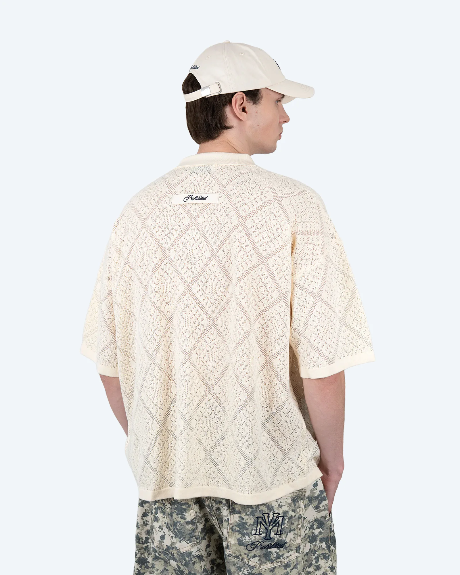 Silent Bay Lace Shirt White