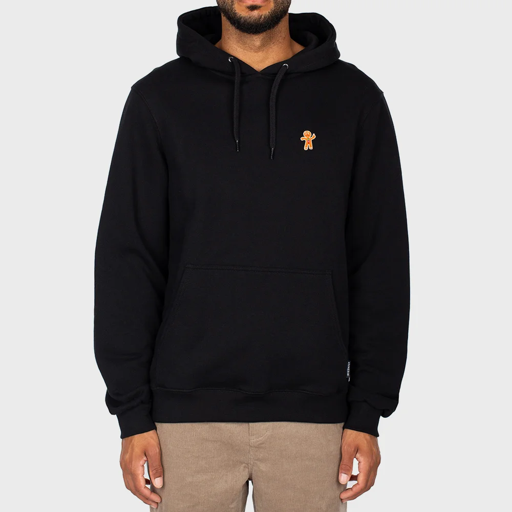 Iriedaily Cookieman Embroidered Hoodie Black