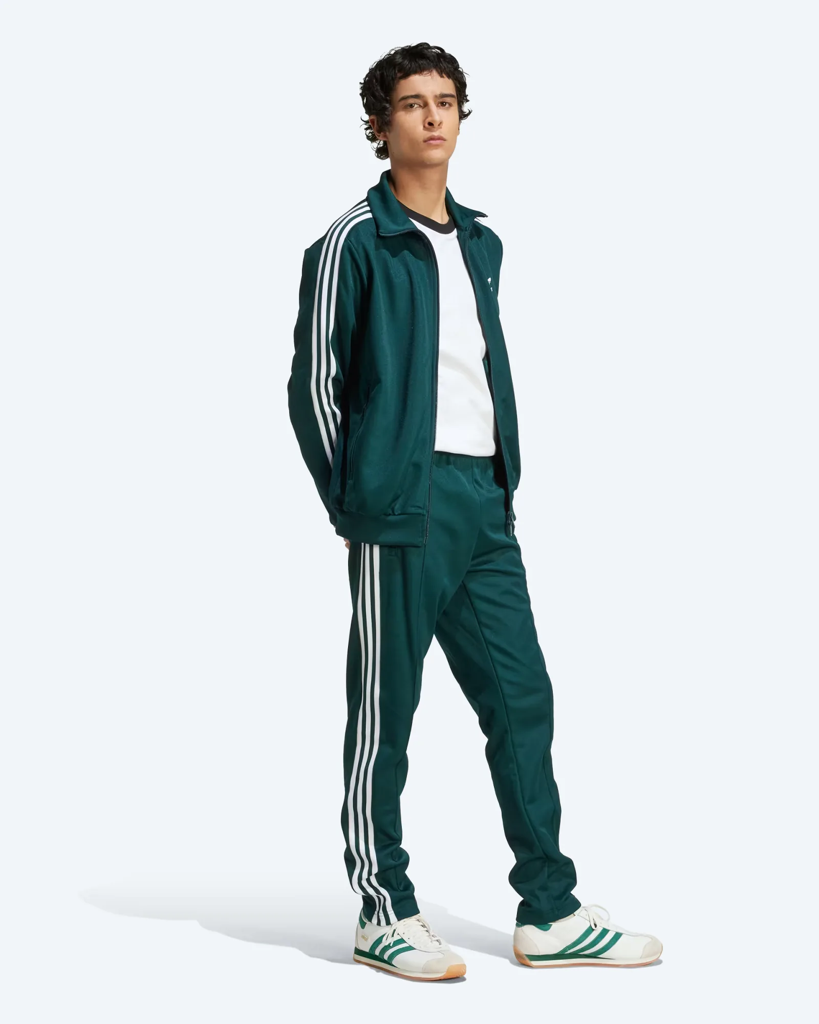 adidas Originals Classics Track Top Aurora Ivy/White
