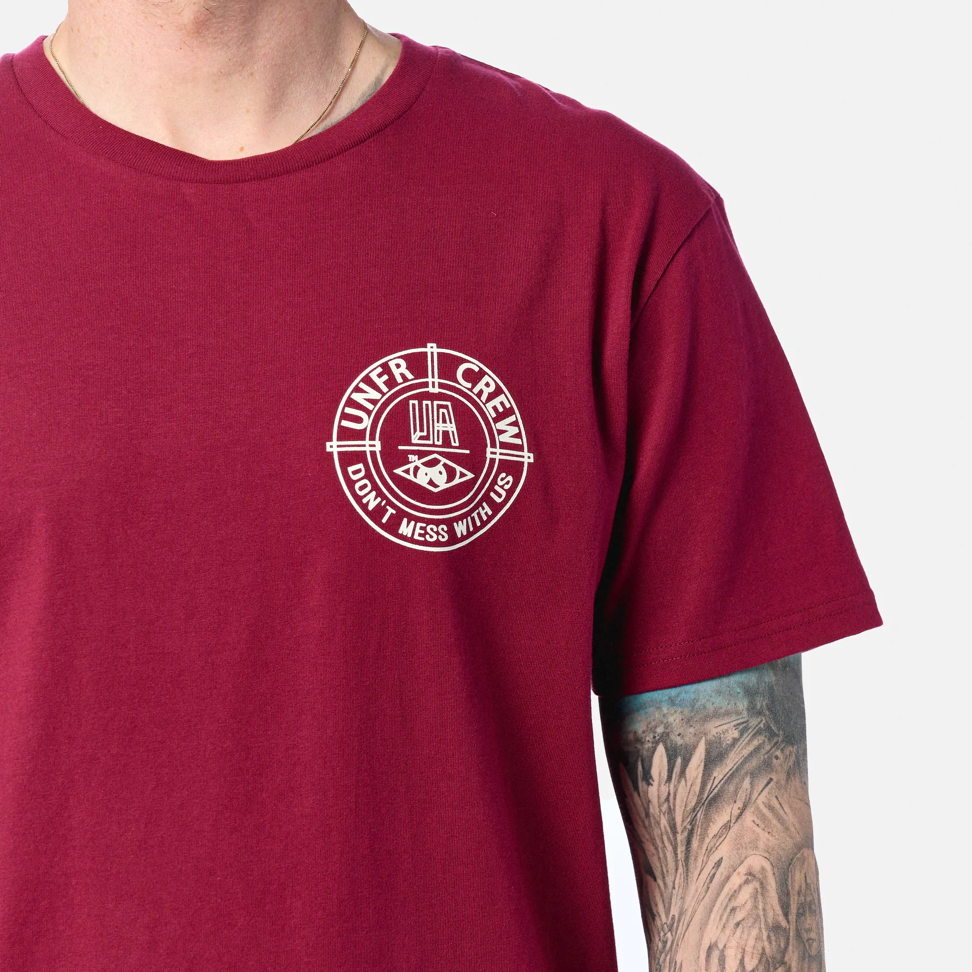Unfair Athletics DMWU BP T-Shirt Burgundy
