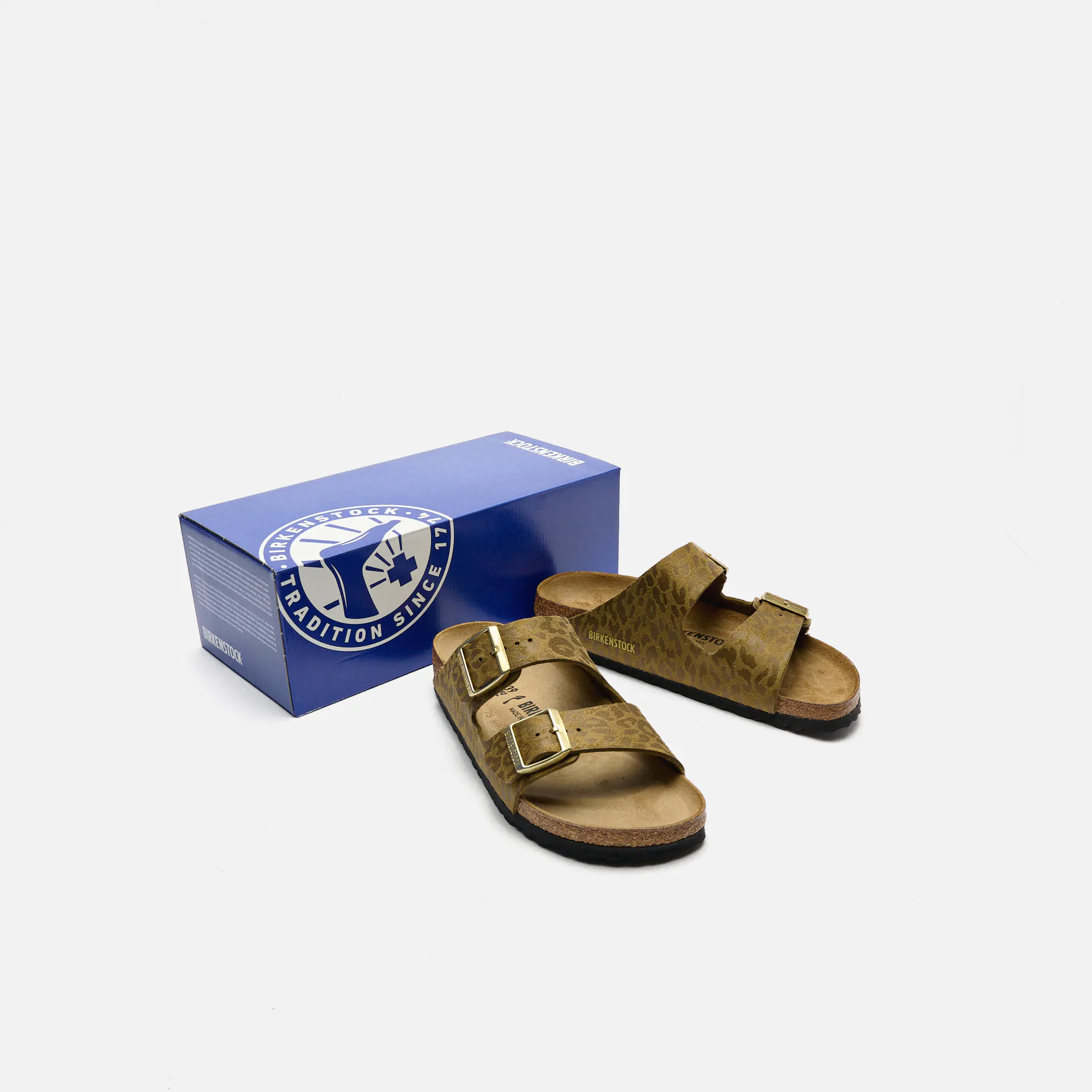 Birkenstock Arizona BS Synthetik (Narrow Fit) Sandals Leo Khaki
