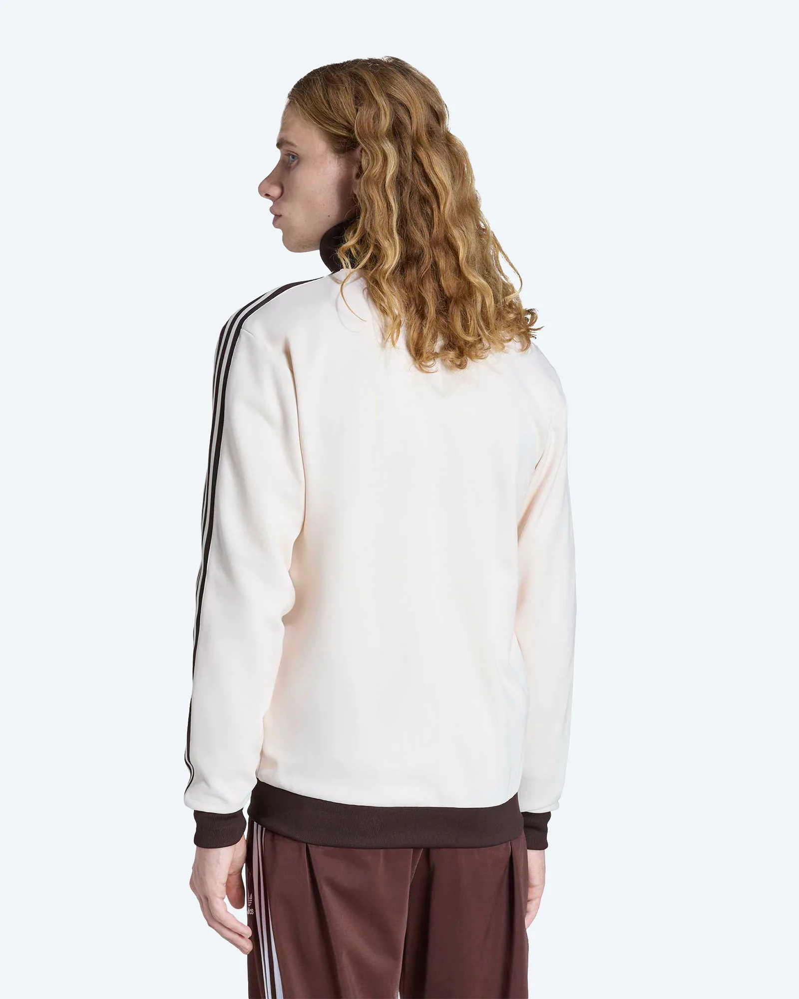 adicolor Classic Beckenbauer Track Jacket Wonder White/Aurora Coffee