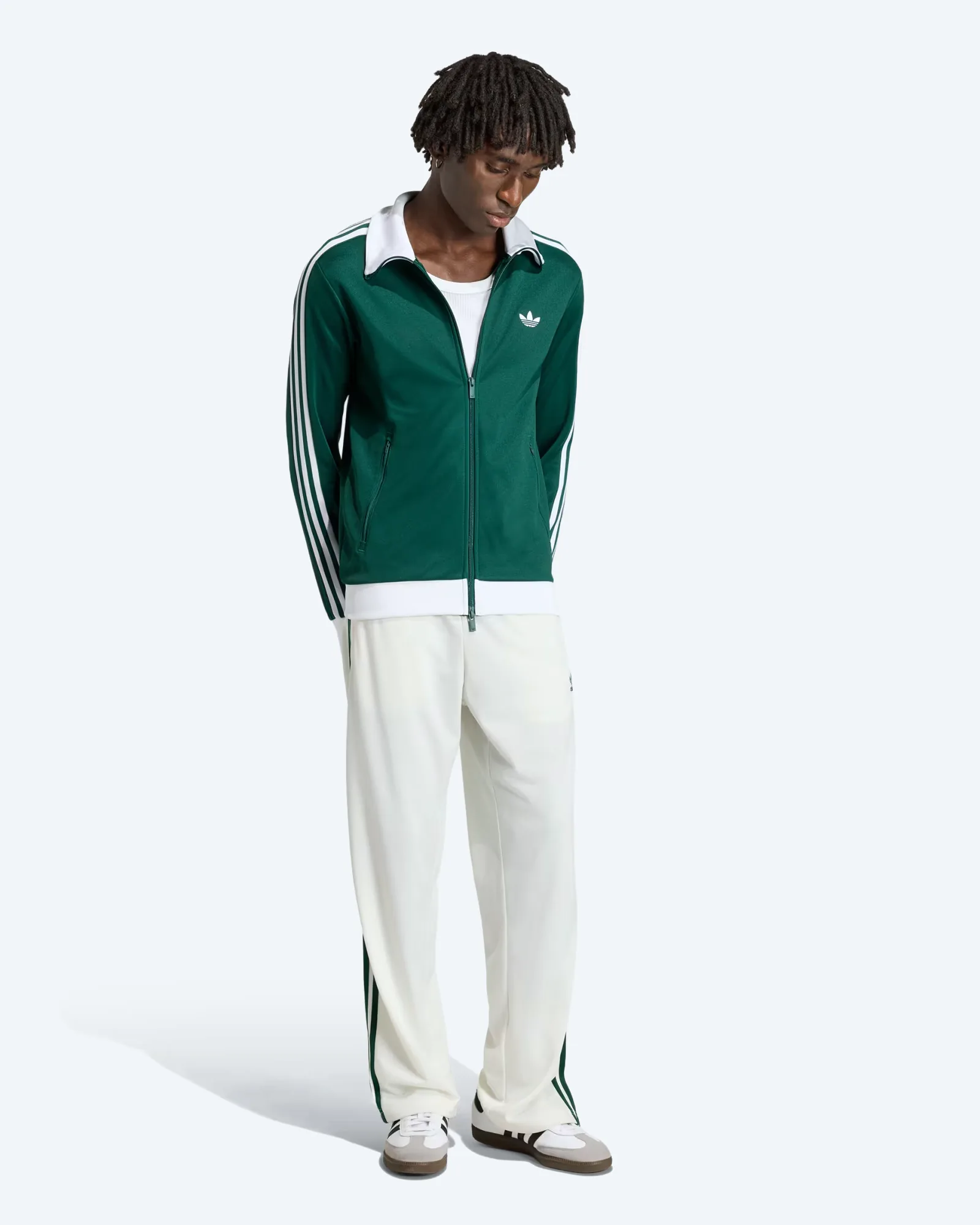 adidas Originals Classics Beckenbauer Track Top Collegiate Green/White