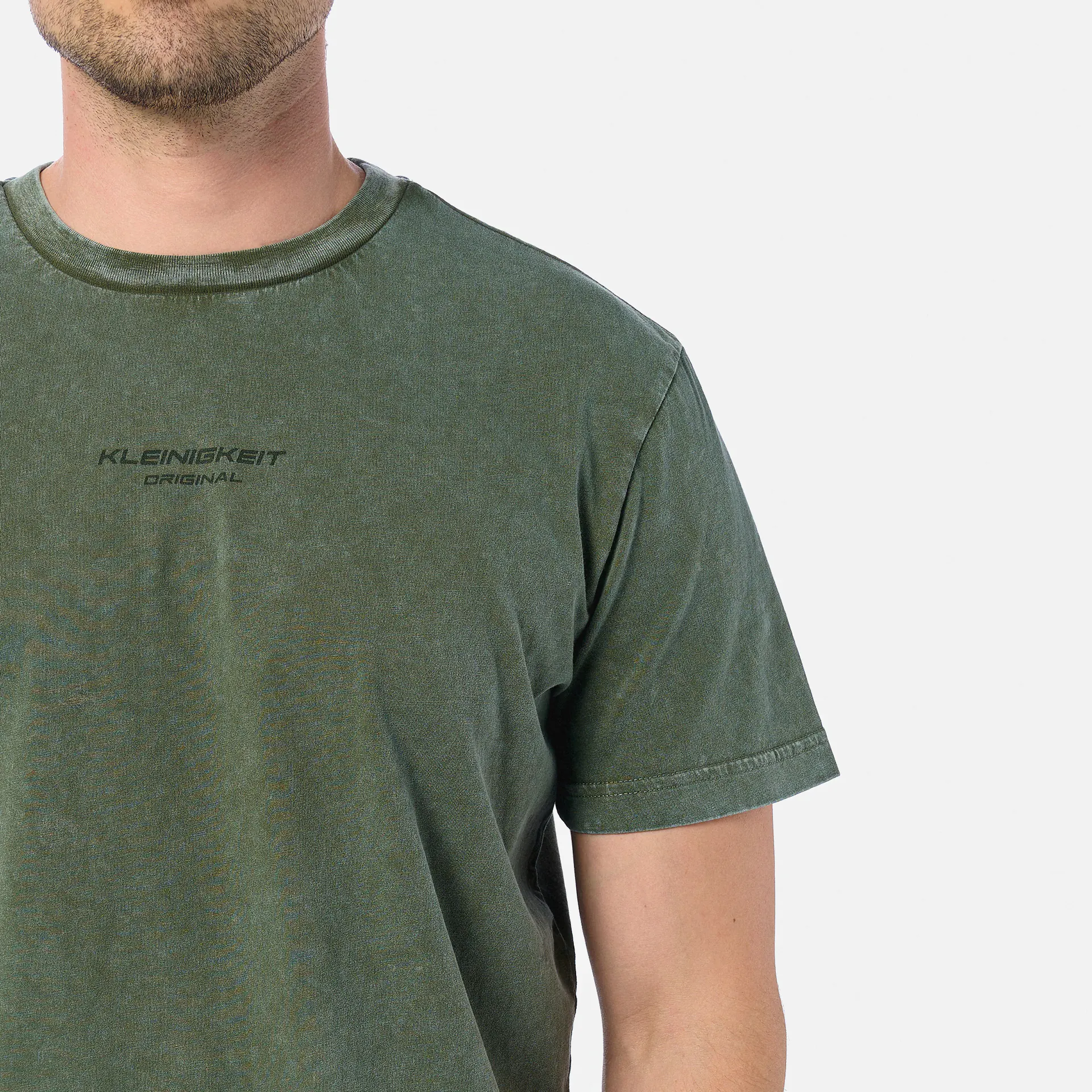 Kleinigkeit Bois Pfui Dyebel T-Shirt Croco Green