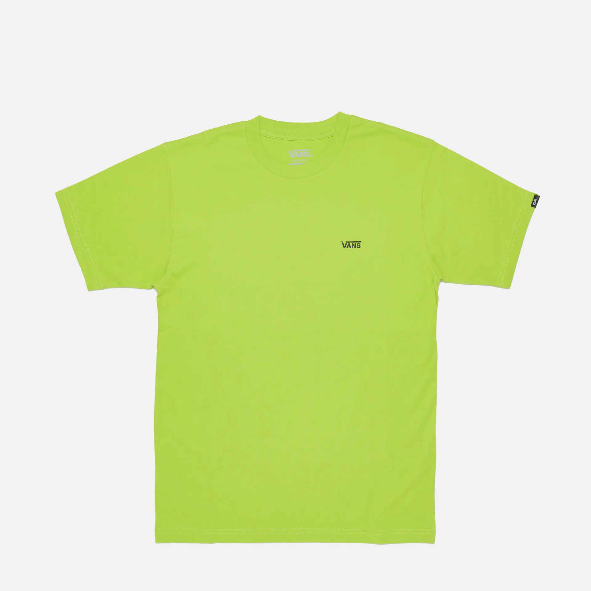 Vans Left Chest Logo T-Shirt Lime Green/Black