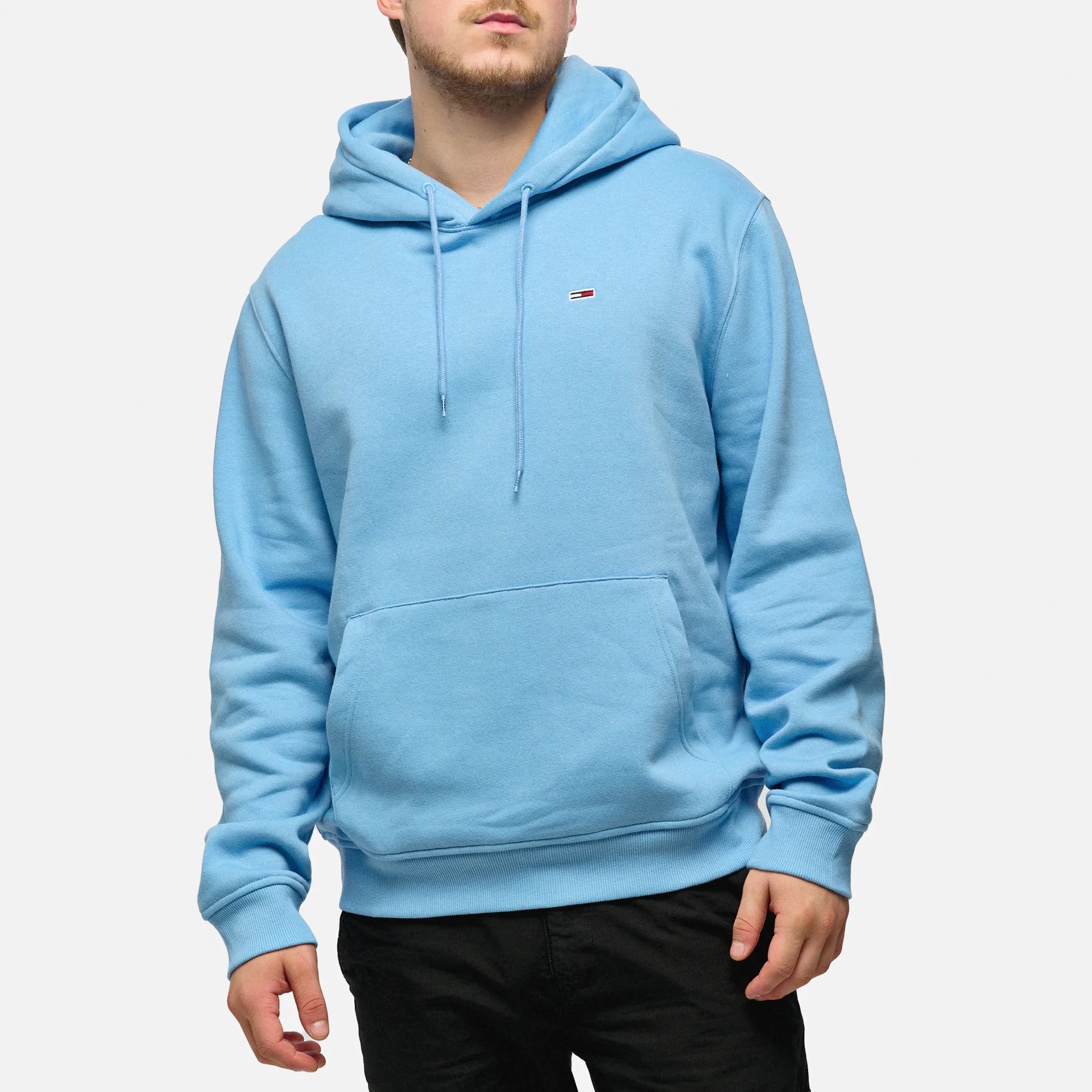 Tommy Jeans Regular Flag Hoodie Blue