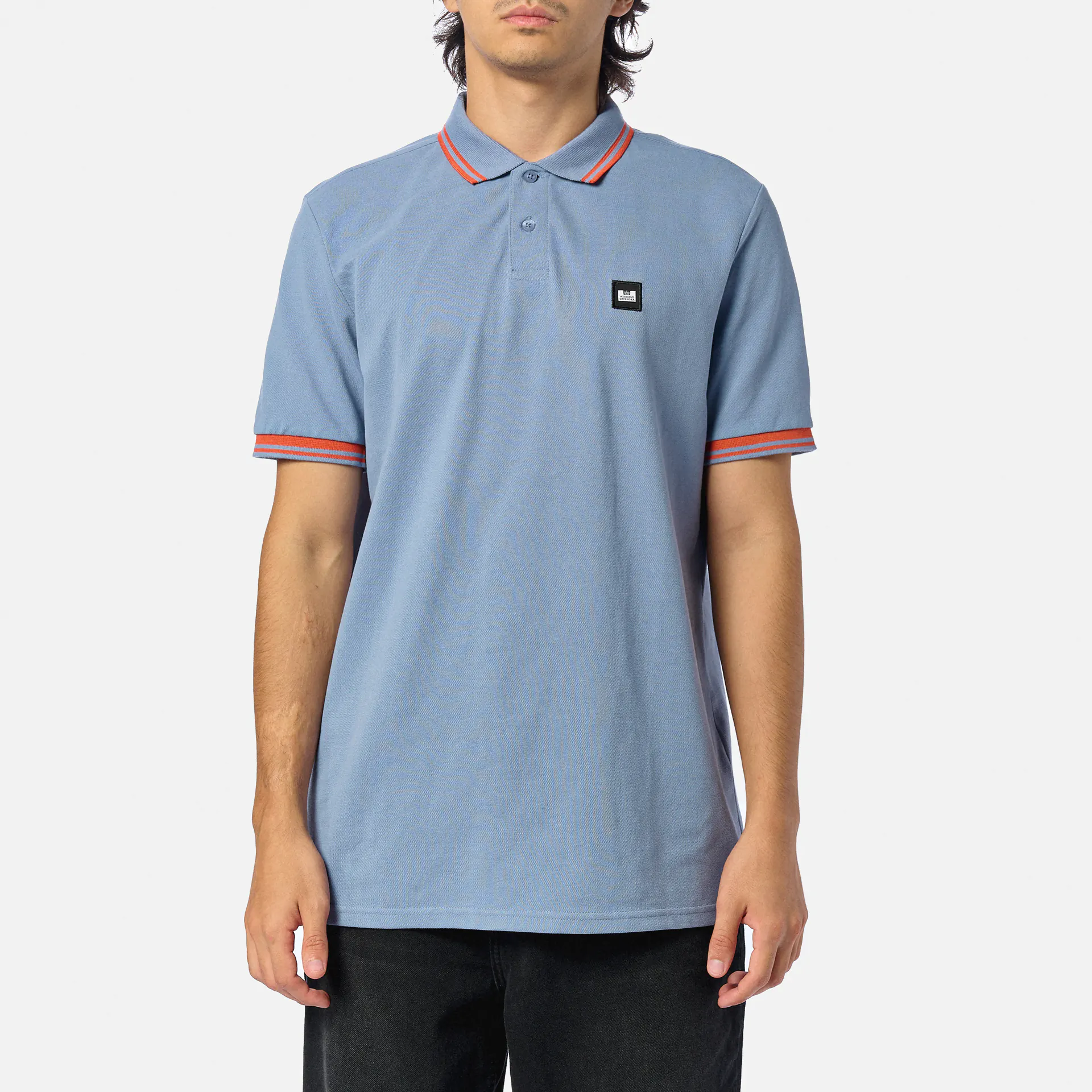 Weekend Offender Levanto Polo Shirt Blue Shadow/Sunset