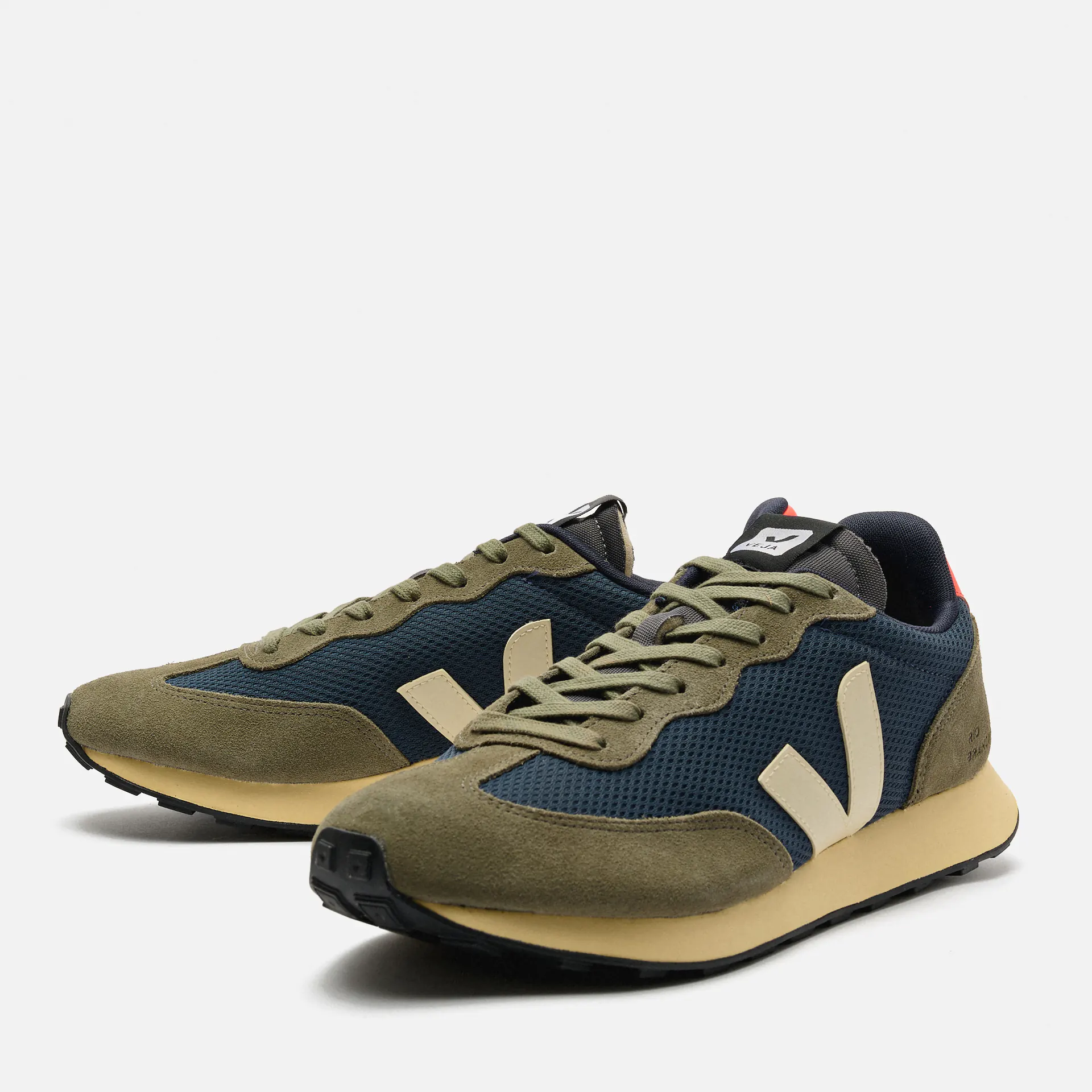 Veja Men Rio Branco II Sneaker Nautico Pierre Orange/Fluo