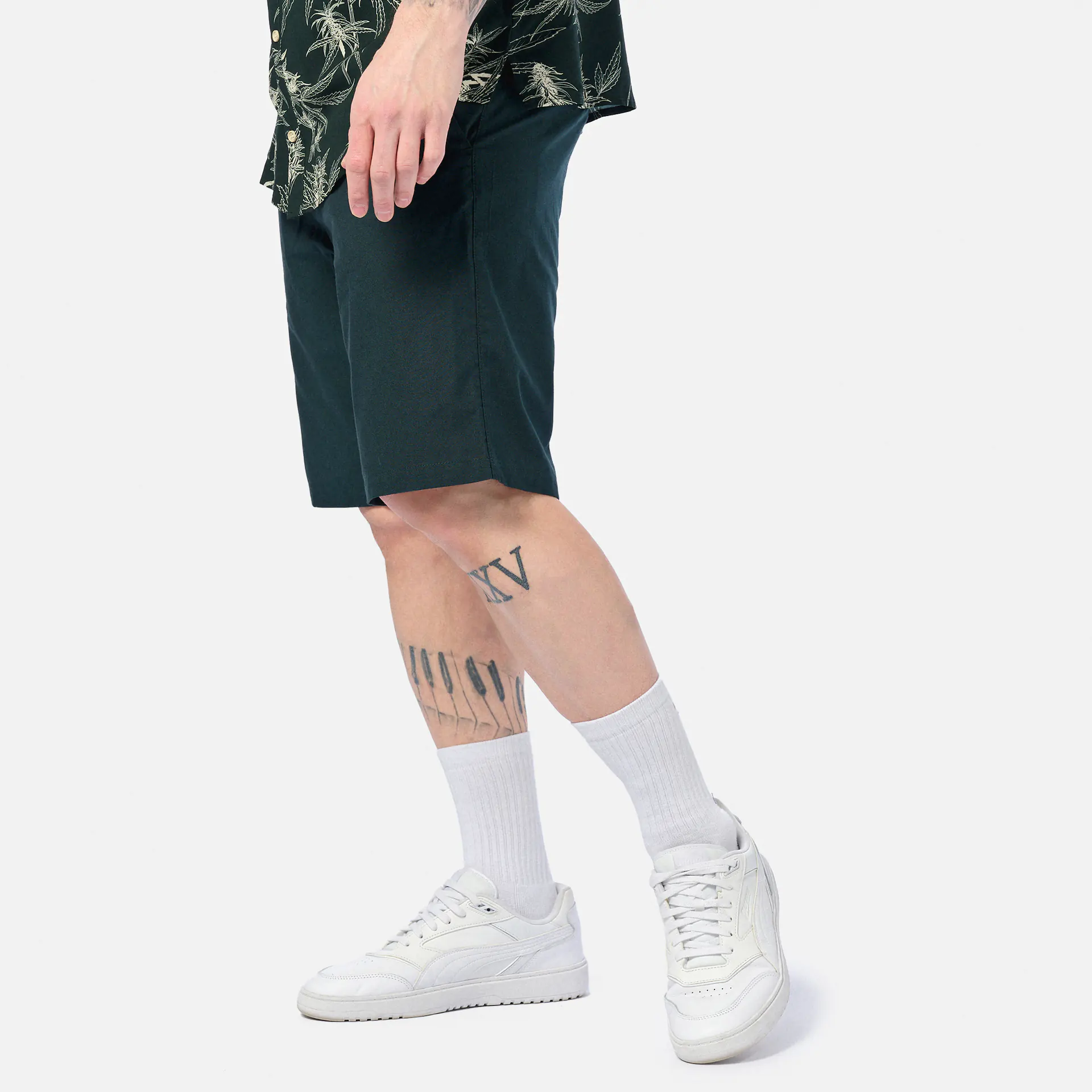 Iriedaily Golfer Chambray Shorts Nightforest