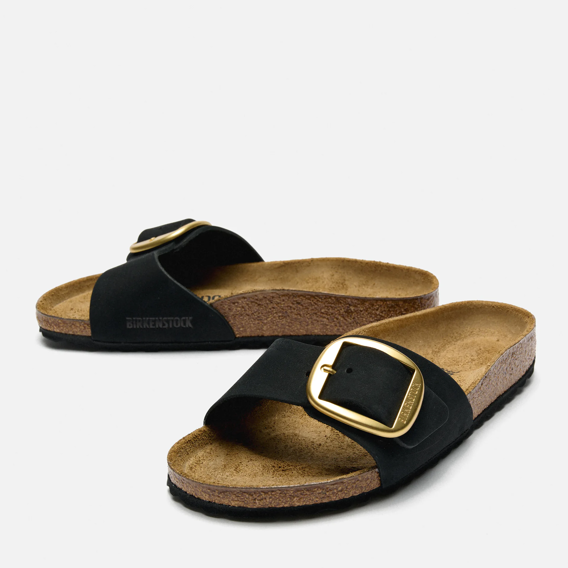 Birkenstock Madrid Big Buckle LENB Sandals Black