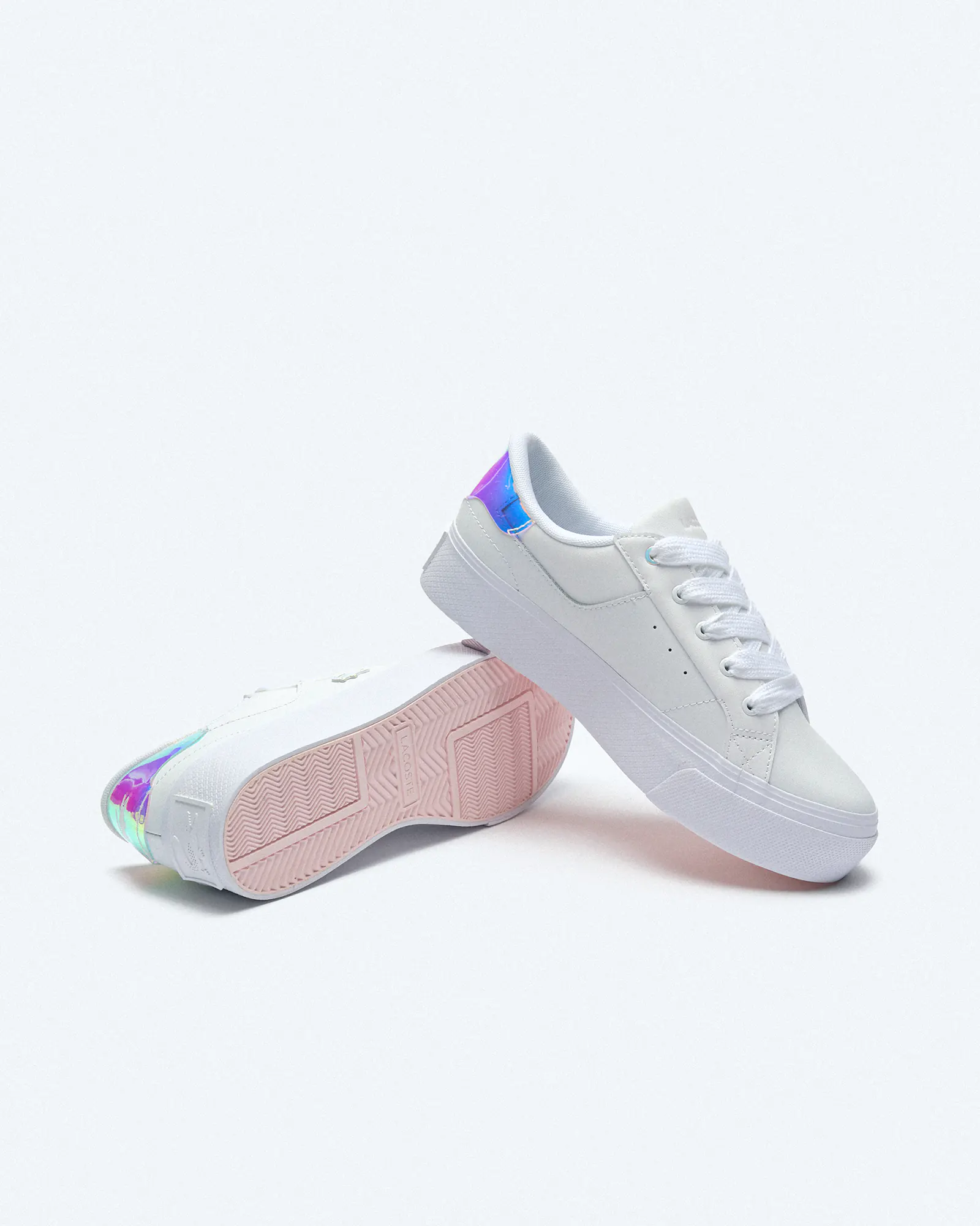 Lacoste Ziane Platform Leather Sneakers White/Light Pink Lacoste Ziane Platform Leather Sneakers White/Light Pink