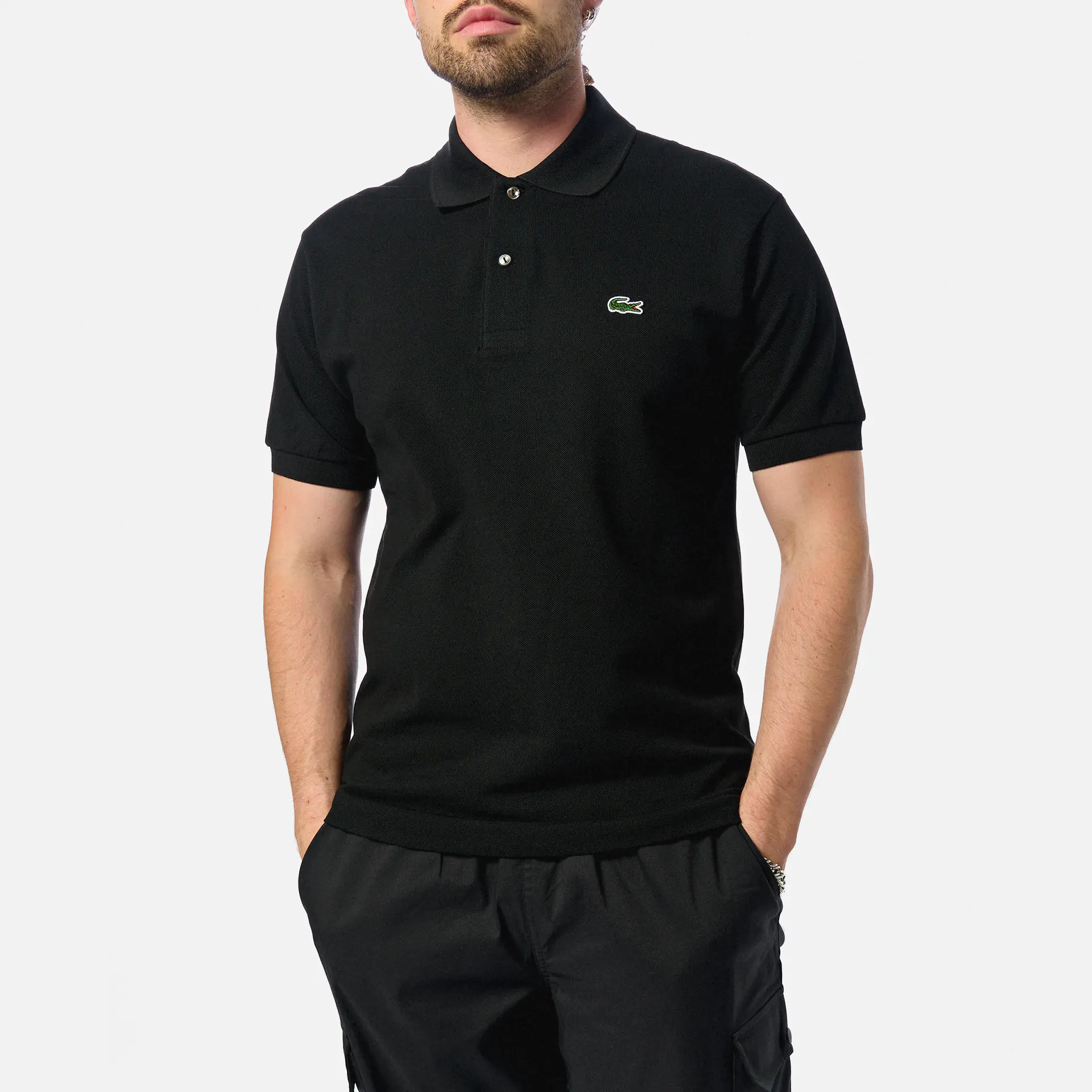 Lacoste Classic Fit Piqué Poloshirt Black