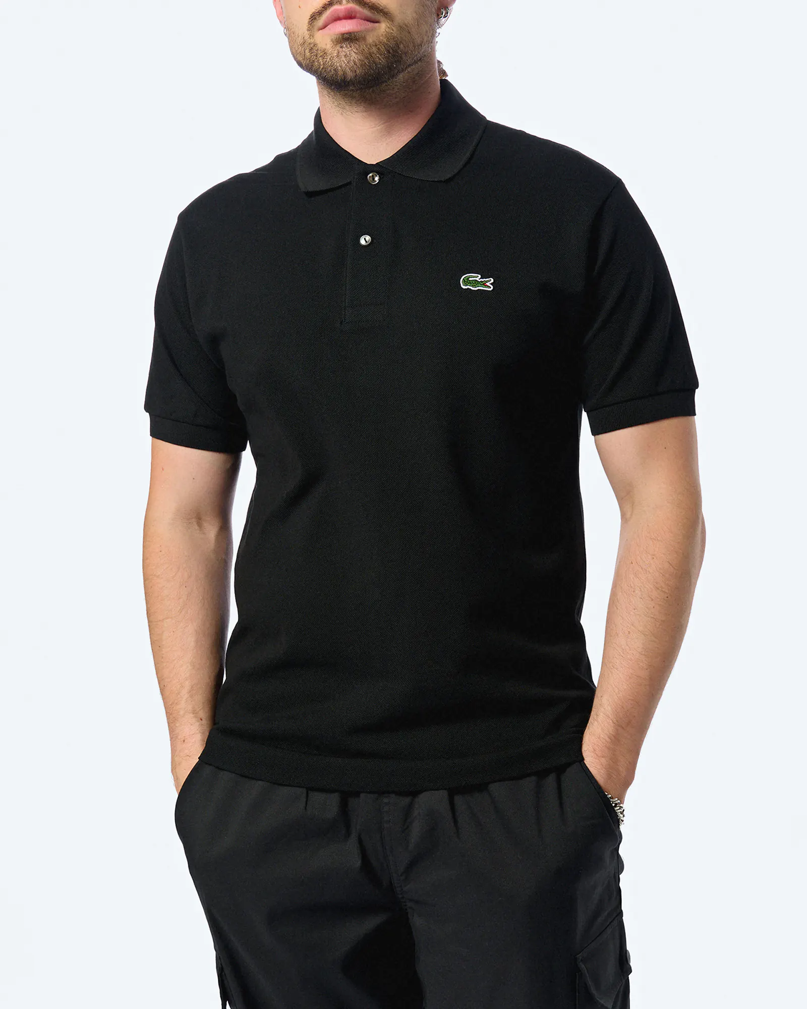 Lacoste Classic Fit Piqué Poloshirt Black Lacoste Classic Fit Piqué Poloshirt Black