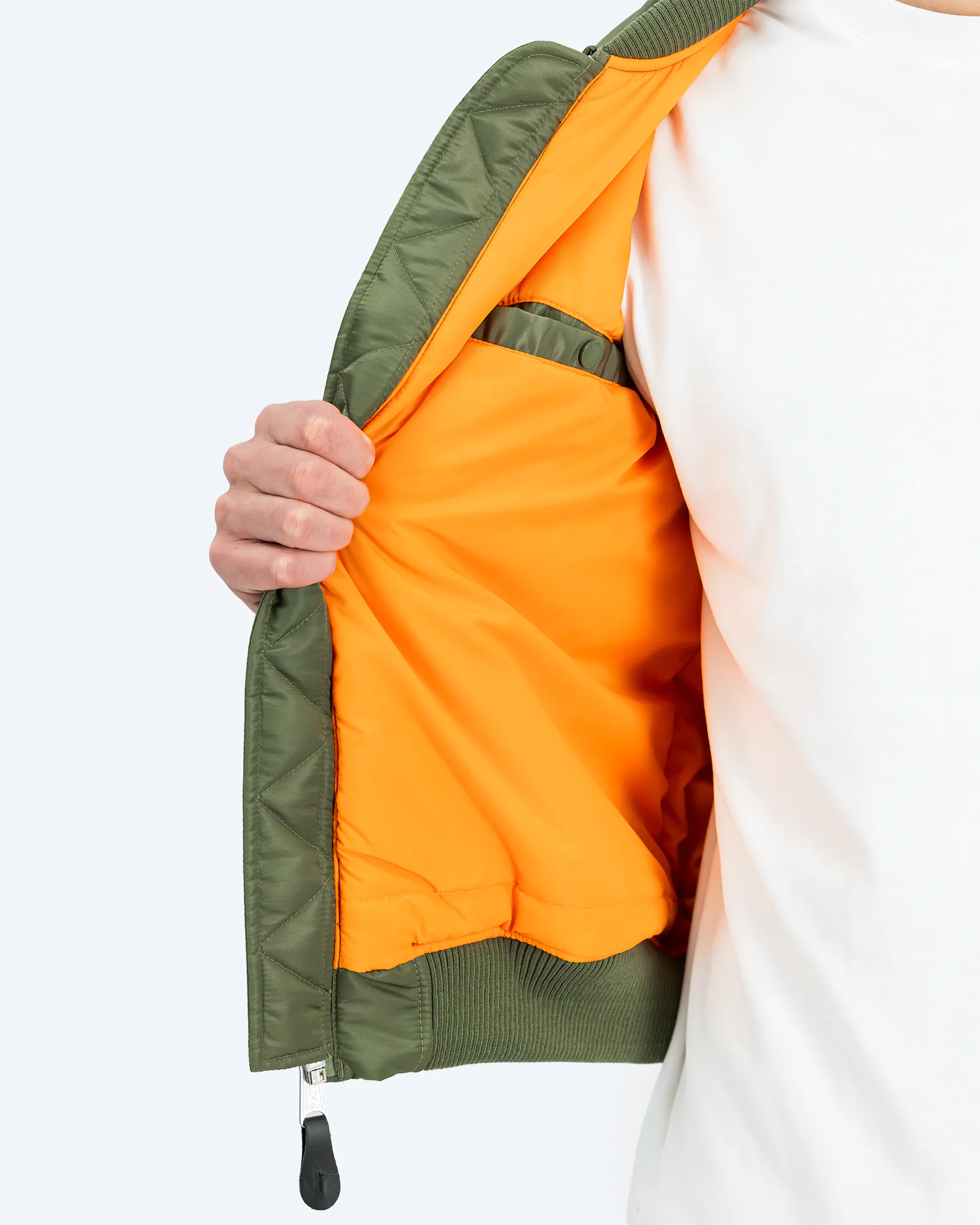 MA-1 VF Embroidery Back Bomber Jacket Sage Green