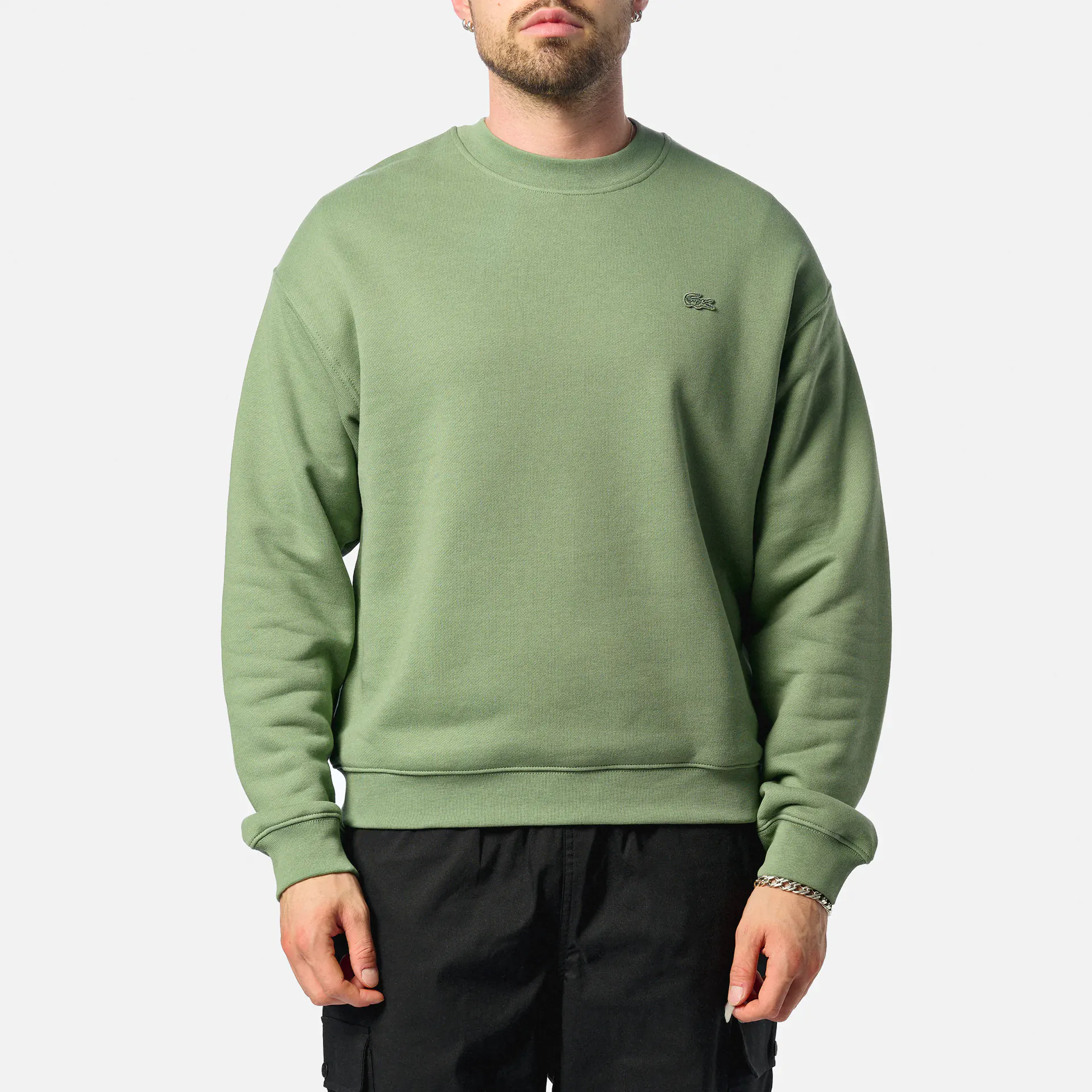 Lacoste Loose Fit Sweatshirt Thyme