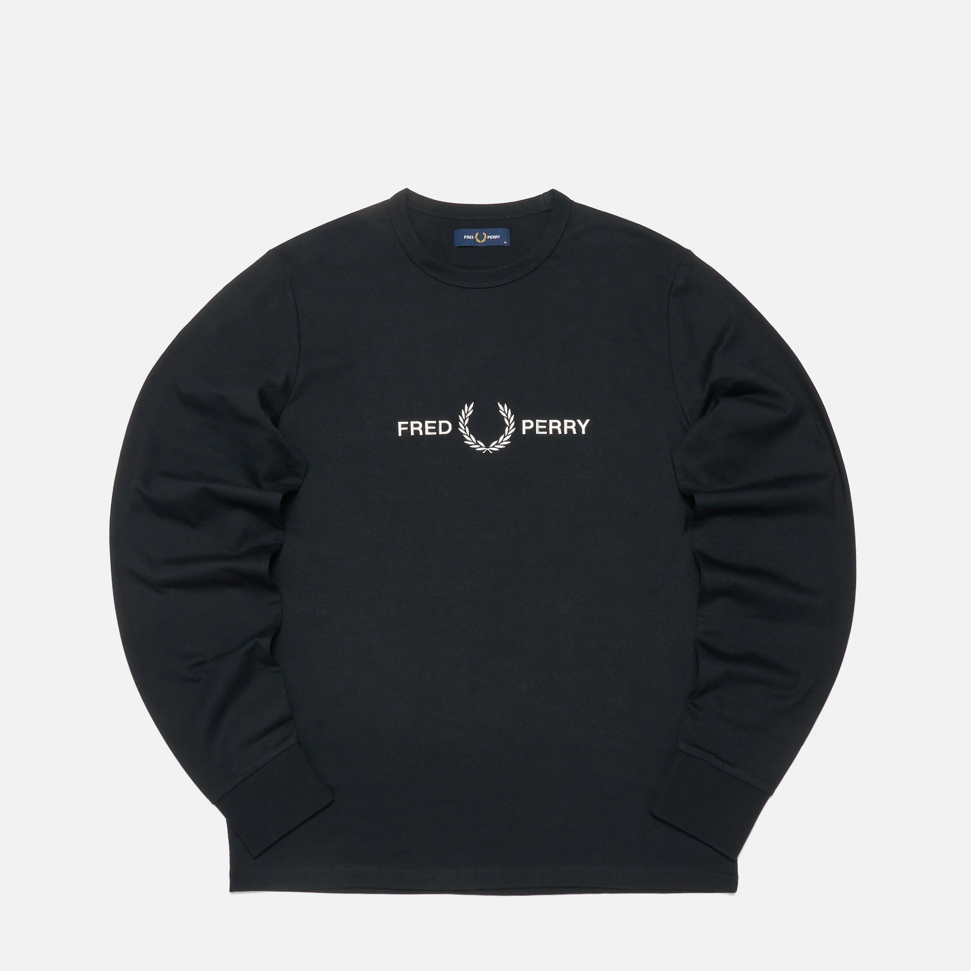 Fred Perry Graphic Branding Longsleeve Black