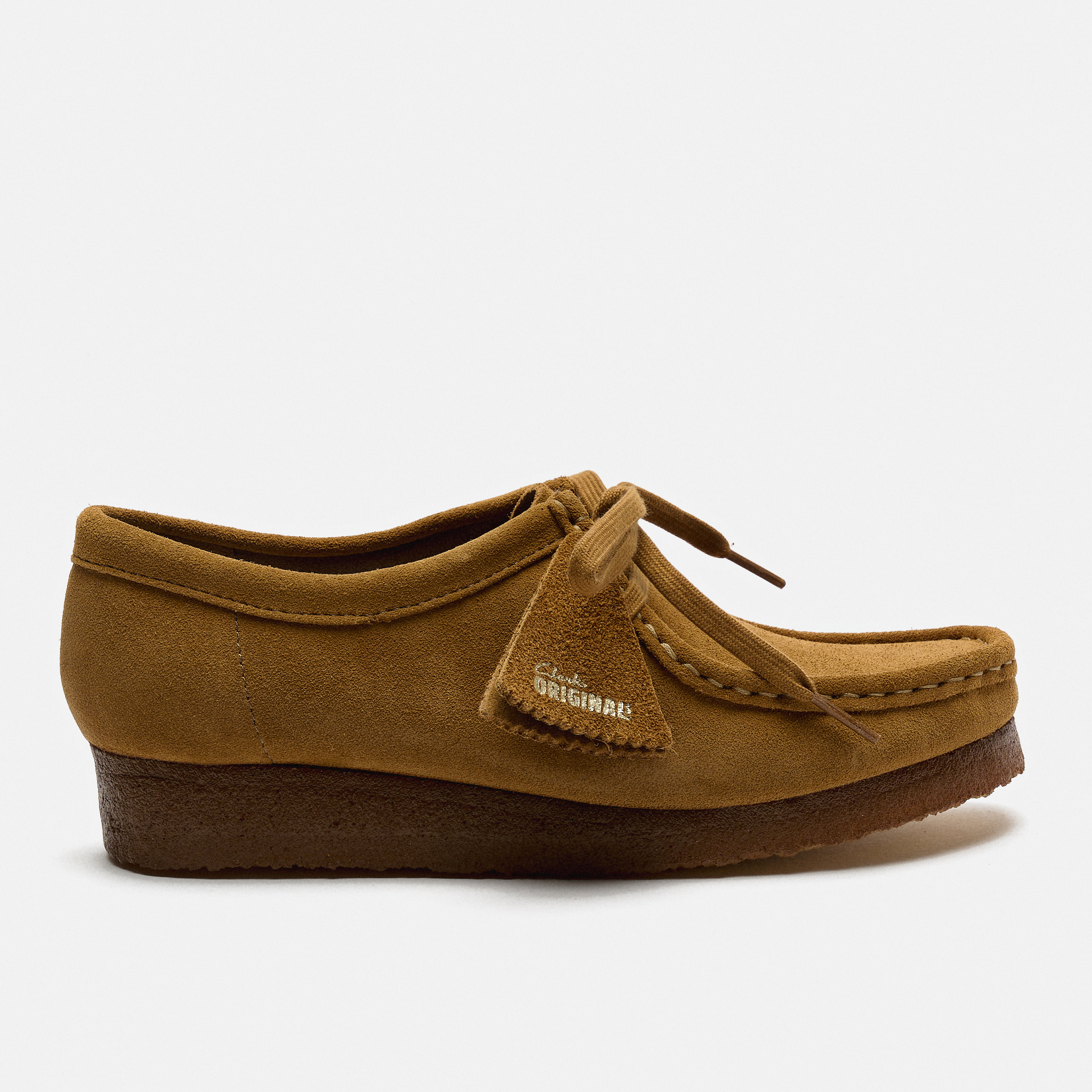 Clarks Women's Wallabee Suede Shoes Cola